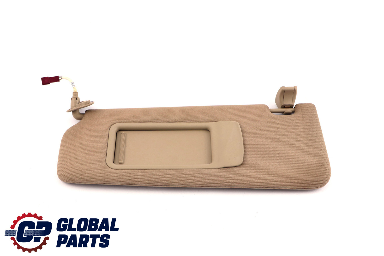 BMW E92 LCI Cloth Fabric Sun Visor Mirror Beige Left N/S 6957339