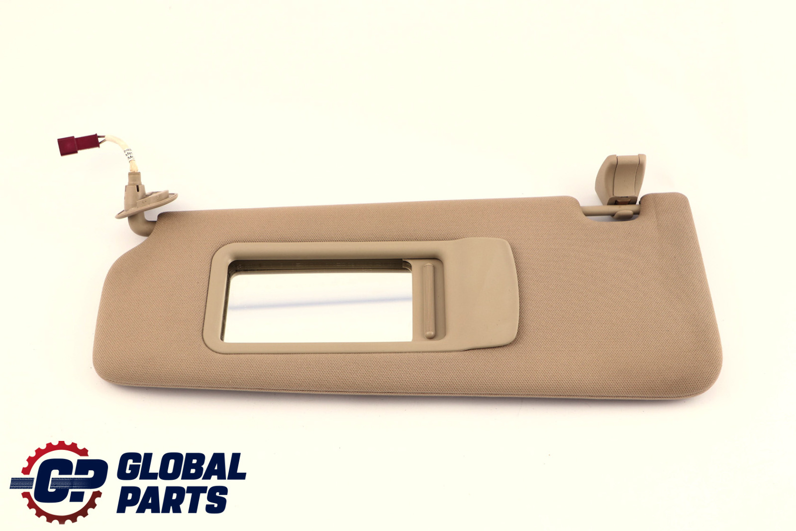 BMW E92 LCI Cloth Fabric Sun Visor Mirror Beige Left N/S 6957339