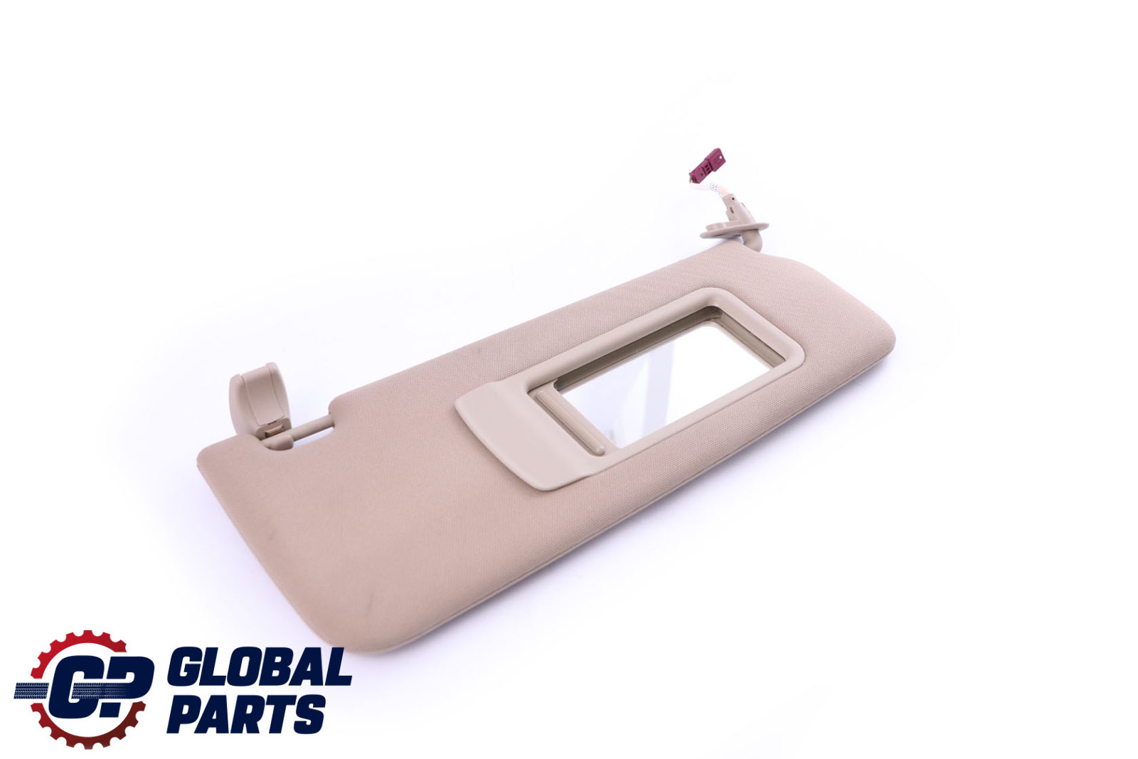 BMW 3 Series E92 LCI Cloth Fabric Sun Visor Mirror Beige Right O/S 6957340