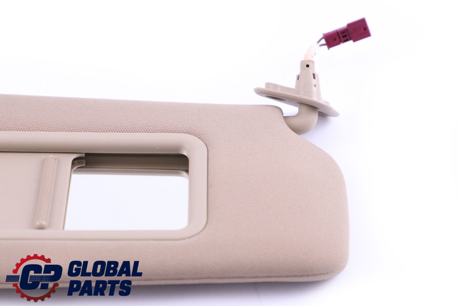 BMW 3 Series E92 LCI Cloth Fabric Sun Visor Mirror Beige Right O/S 6957340