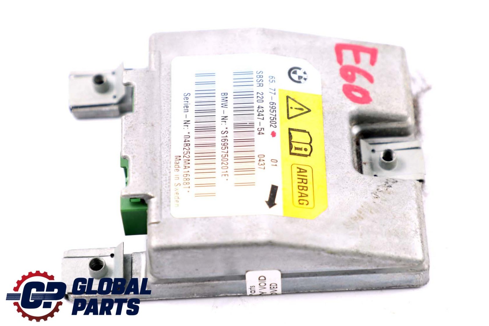 BMW E60 E61 E63 Sensor B-pillar Airbag Right O/S 6957502