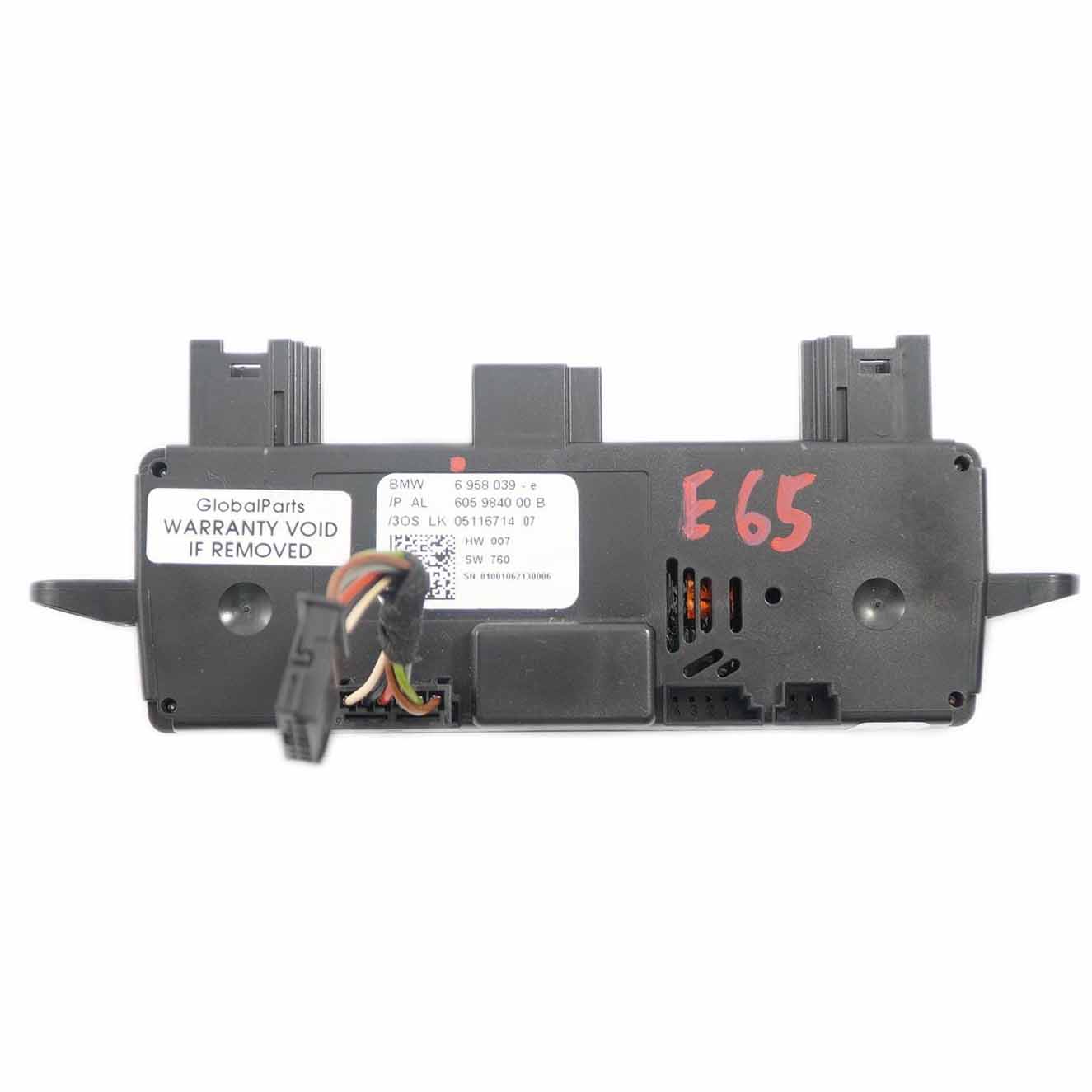 BMW E65 E66 Steering Wheel Electronics Control Unit Module 6958039