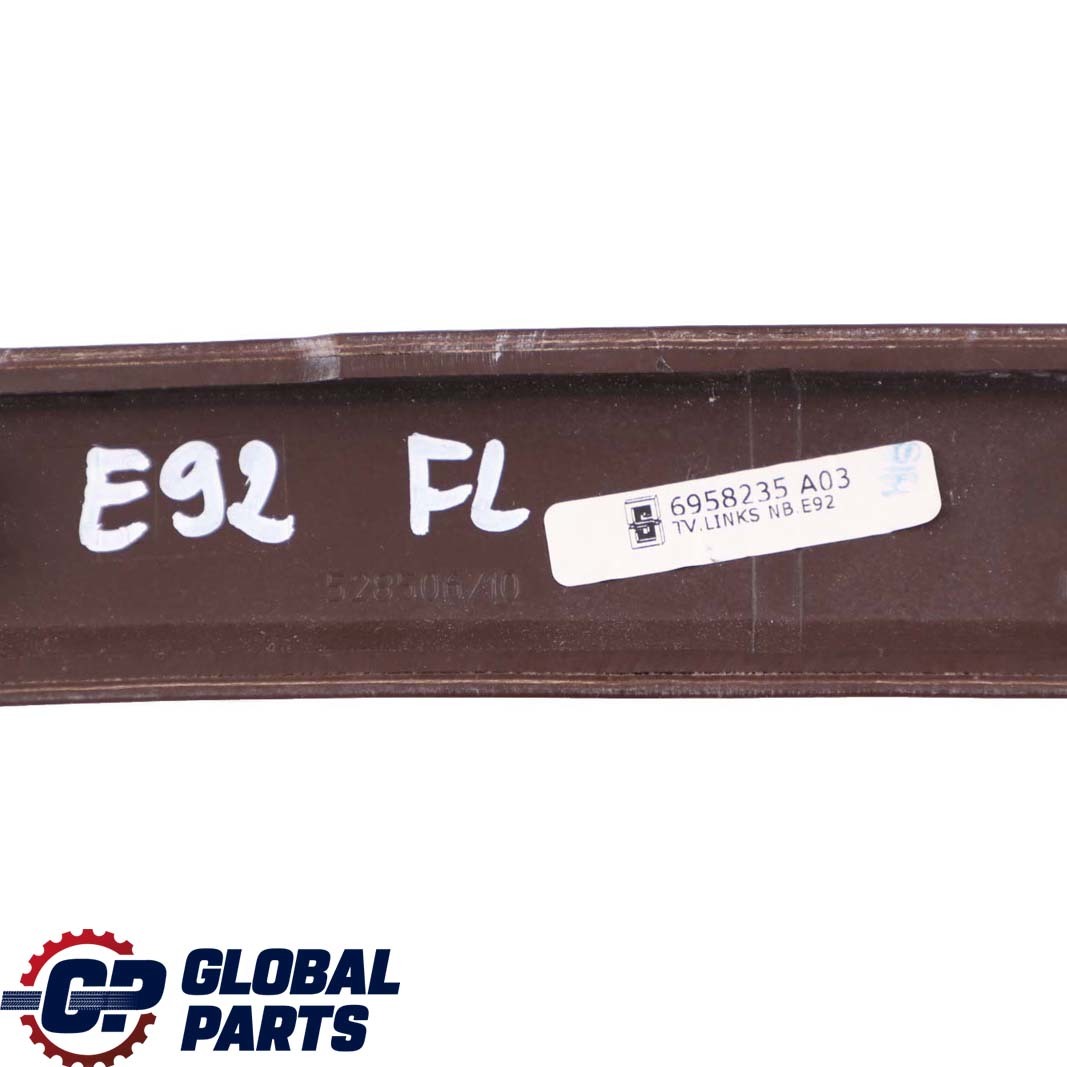 BMW E92 E93 Decor Strip Left Door N/S Wood Trim Burr Walnut 6958235