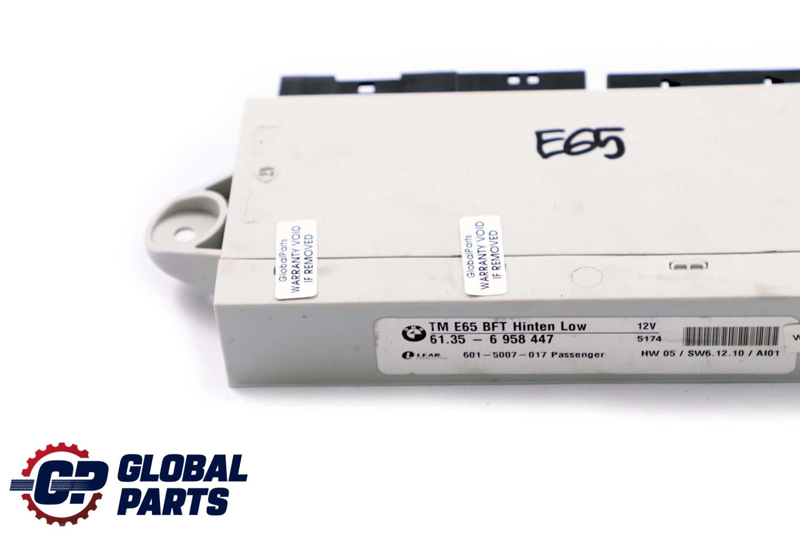 BMW 7 Series E65 Control Unit Door Rear Passenger Side Hinten Low BFT 6958447