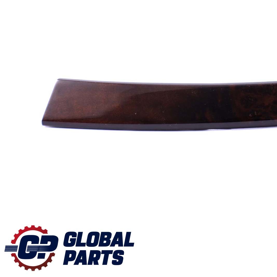 BMW 5 Series E60 Cover Handle Trim Strip Front Right O/S Poplar Woodgrain Brown