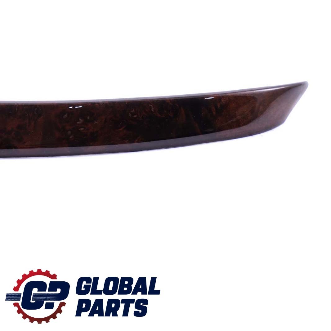 BMW 5 Series E60 Cover Handle Trim Strip Front Right O/S Poplar Woodgrain Brown