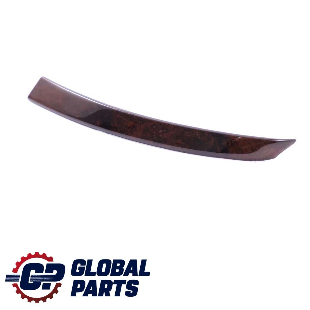 BMW 5 Series E60 Cover Handle Trim Strip Front Right O/S Poplar Woodgrain Brown