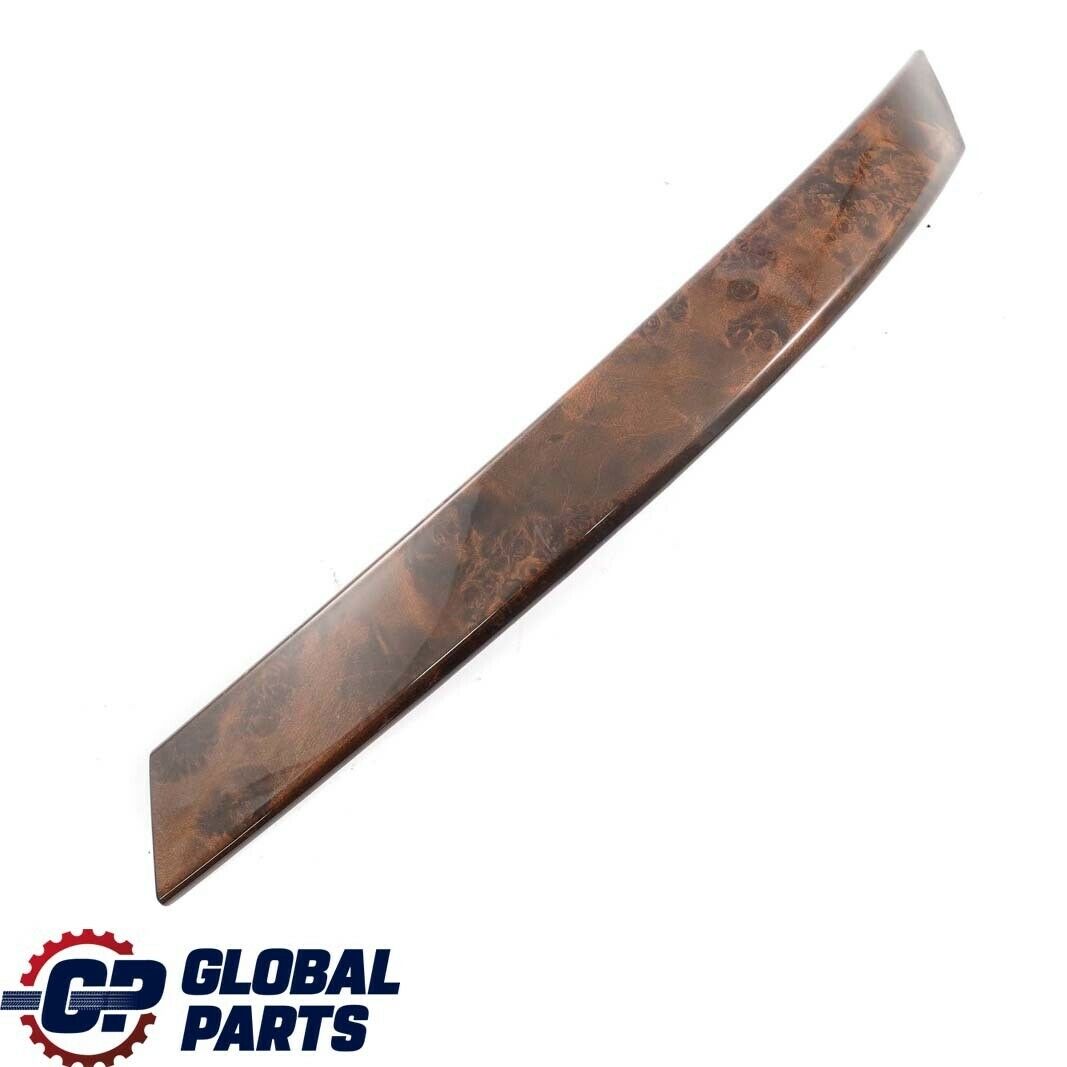 BMW 5 Series E60 E61 Handle Trim Strip Rear Right O/S Poplar Woodgrain Brown