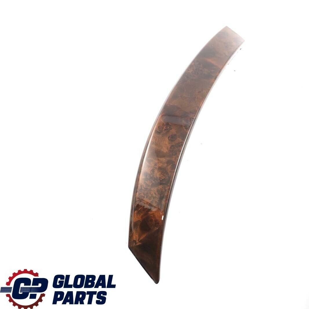 BMW 5 Series E60 E61 Handle Trim Strip Rear Right O/S Poplar Woodgrain Brown