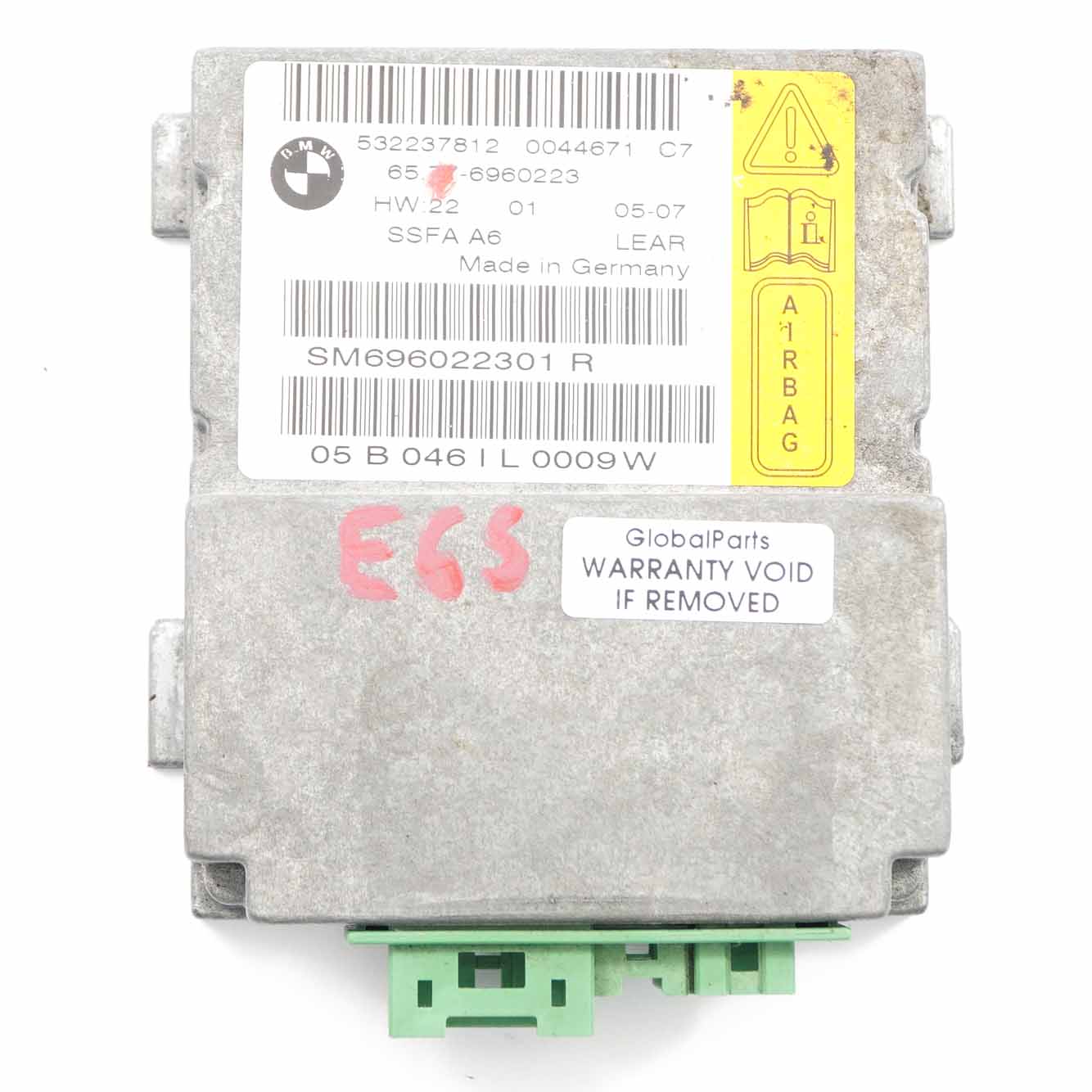 Airbag Module BMW E65 E66 Sensor Driver's Side Air Bag Control Unit 6960223