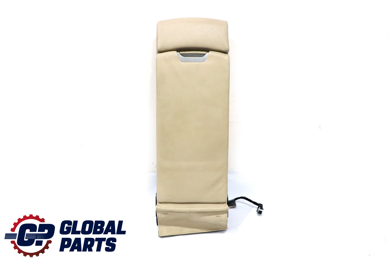 BMW 7 Series E65 E66 Rear Seat Headrest Armrest Console Leather Cream Beige