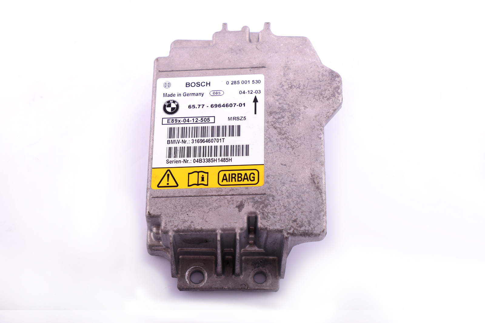 BMW 1 3 X1 SERIES E81 E87 E90 Control Unit Airbag ECU NO CRASH DATA 6964607