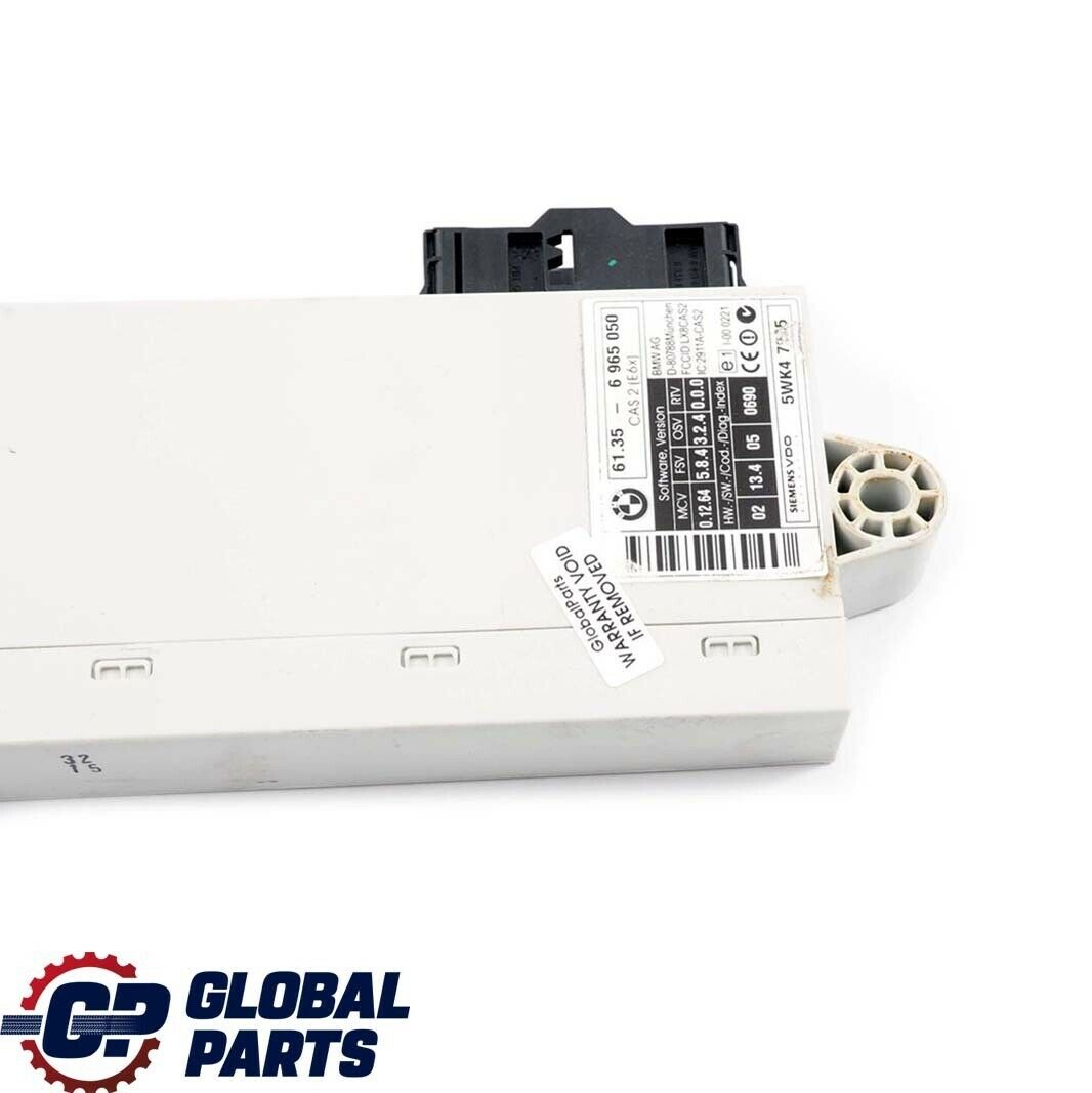 BMW 5 6 Series E60 E61 E63 E64 Control Unit ECU CAS 2 6965050