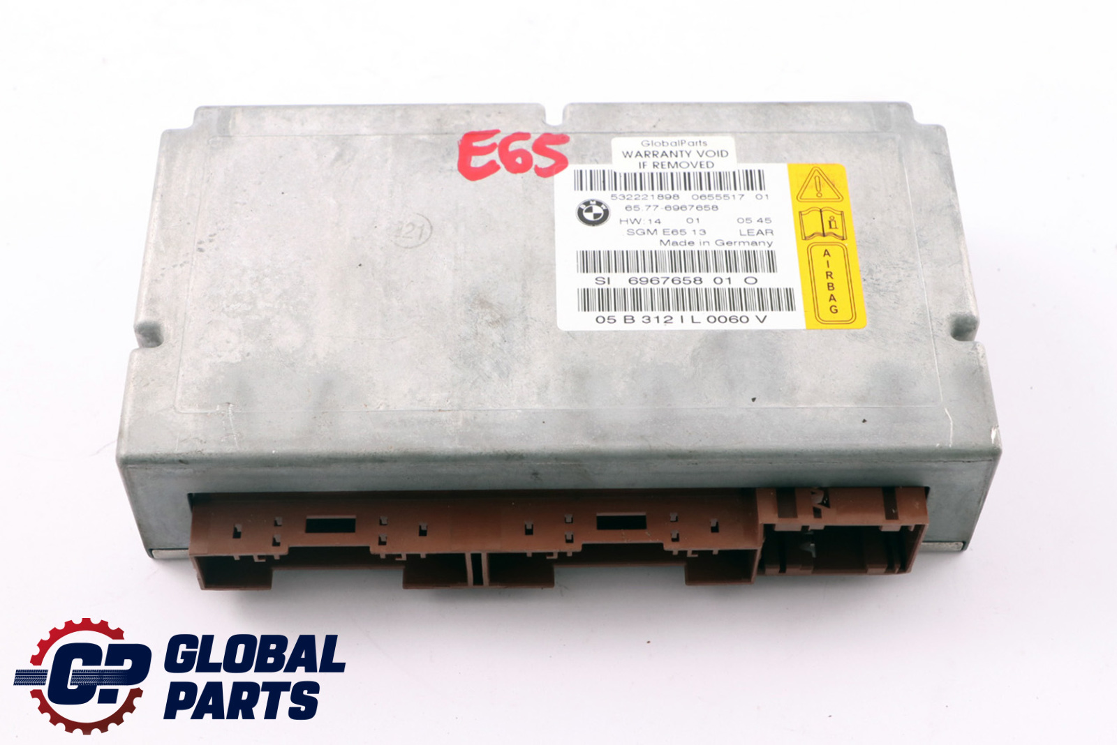 BMW E65 E66 Airbag ECU Control Unit Gateway Module 6967658