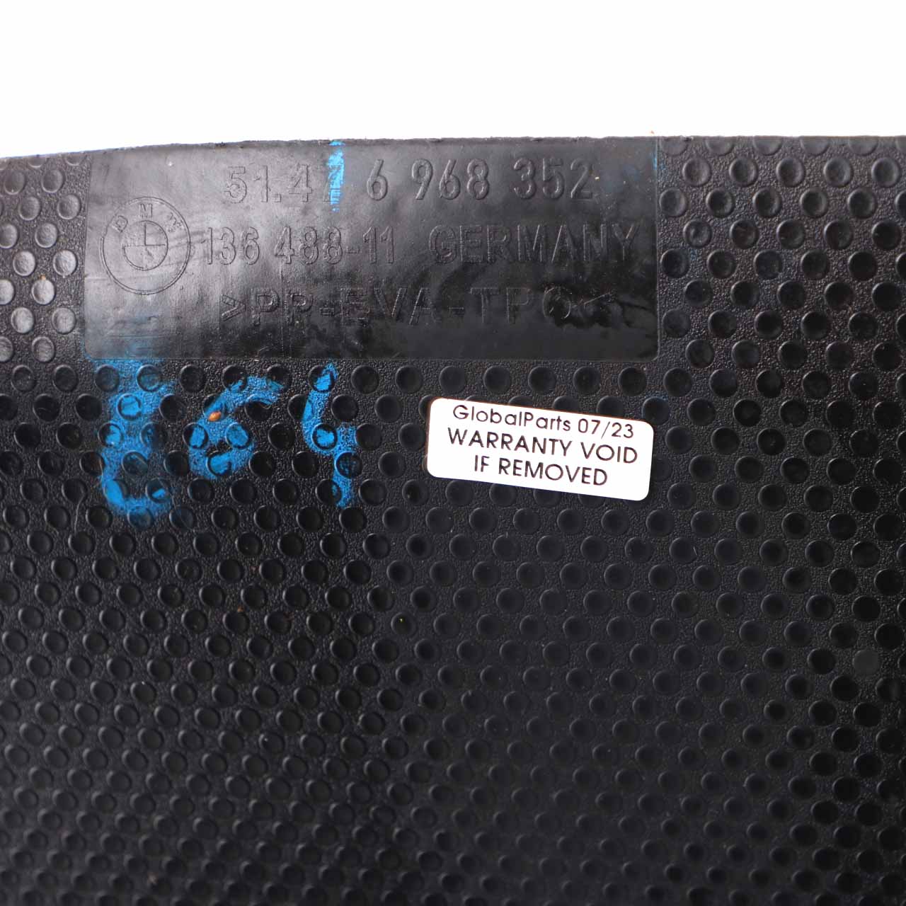 BMW E64 Convertible Boot Trunk Floor Luggage Compartment Rubber Mat 6968352