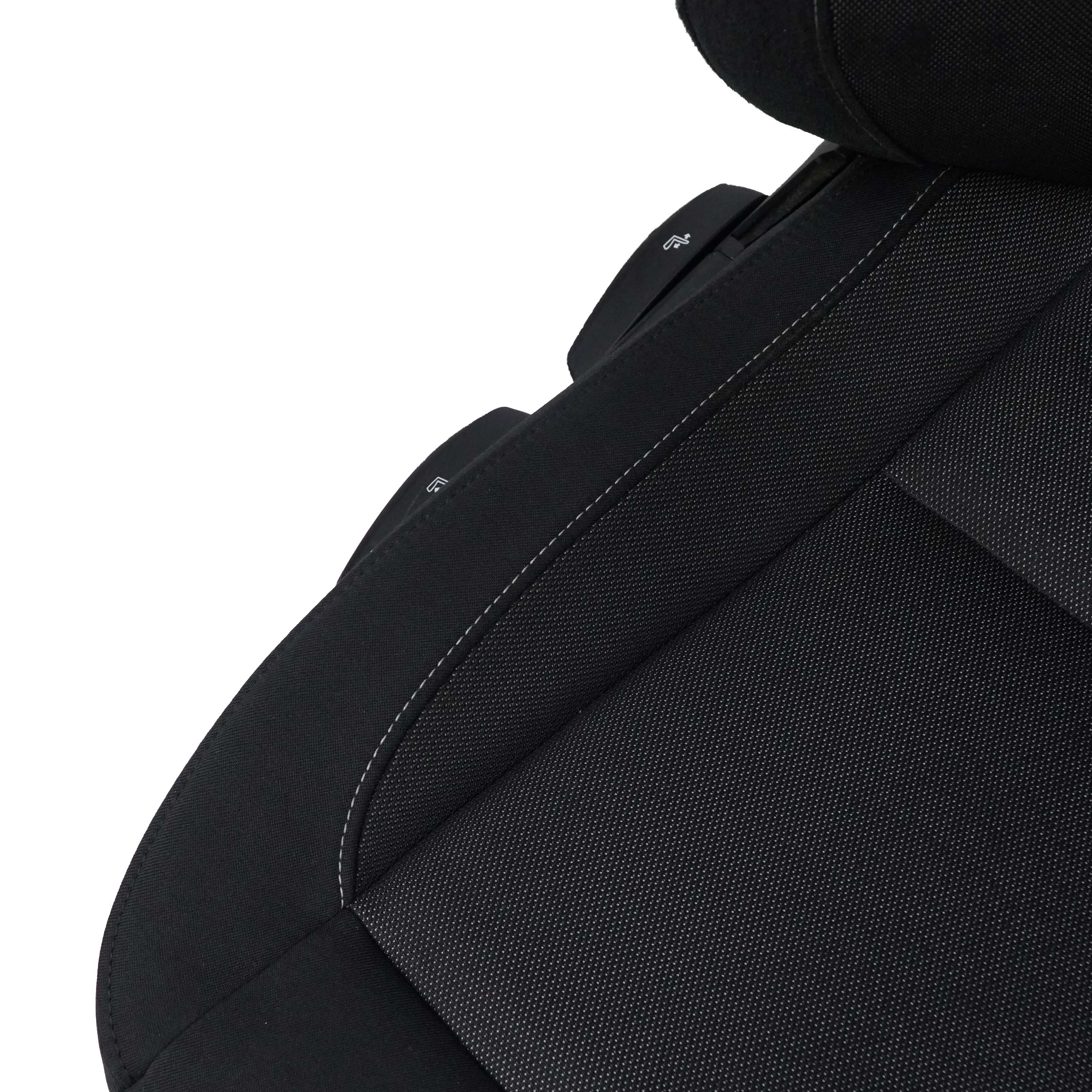 Front Seat BMW E87 Heated Fabric Cloth Interior Right O/S Side Network Anthracit