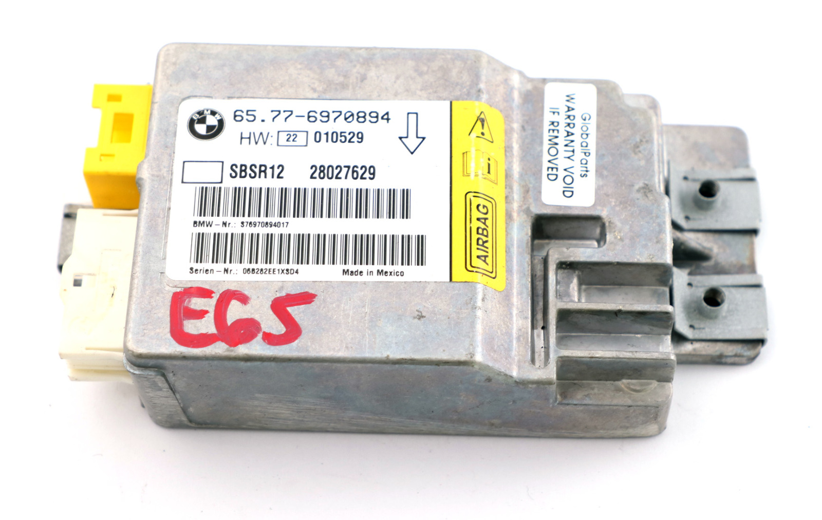 BMW 7 Series E65 E66 E67 Sensor B-Pillar Airbag Right O/S 6970894