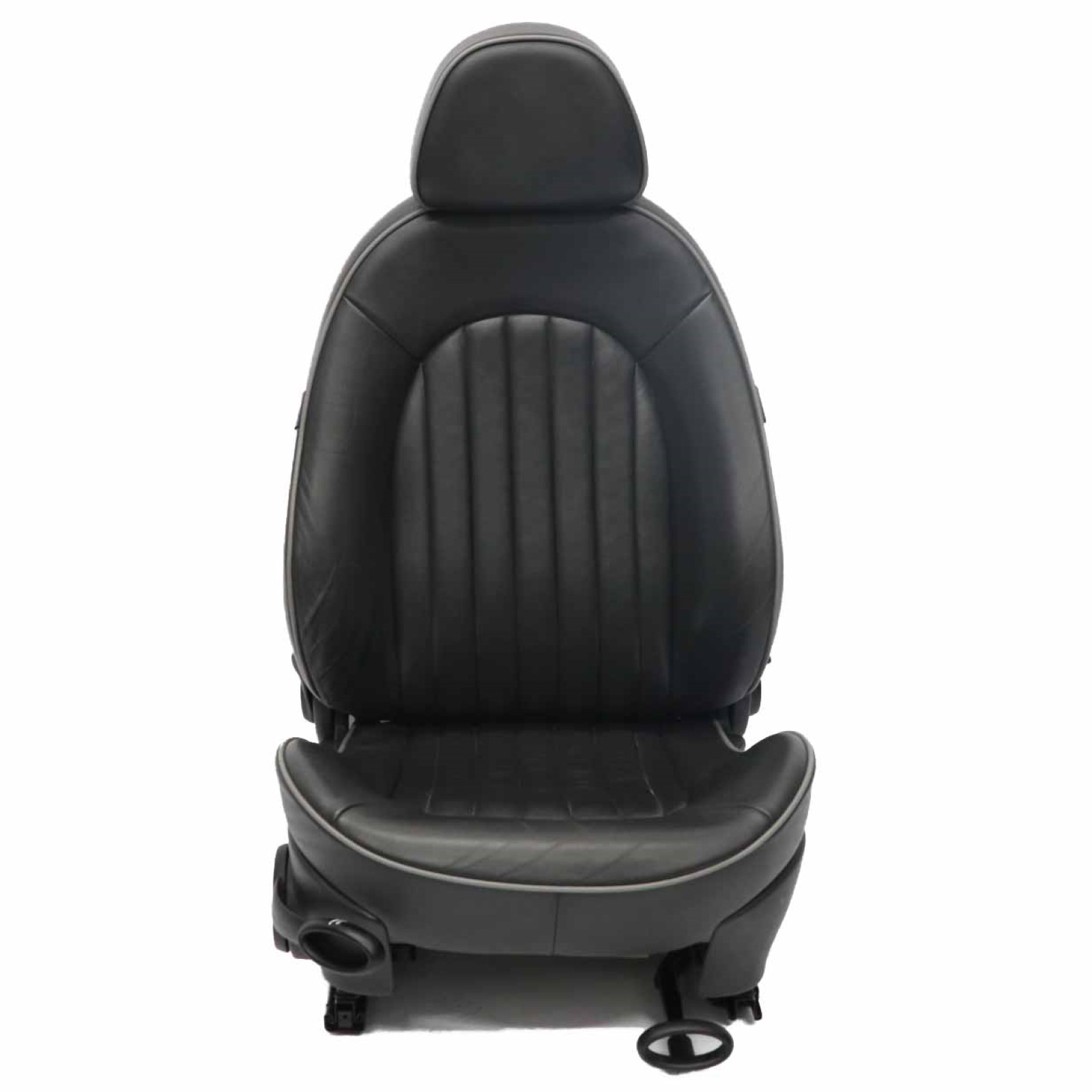 Front Seat Mini R50 R53 Right O/S Leather English Panther Black Park Lane