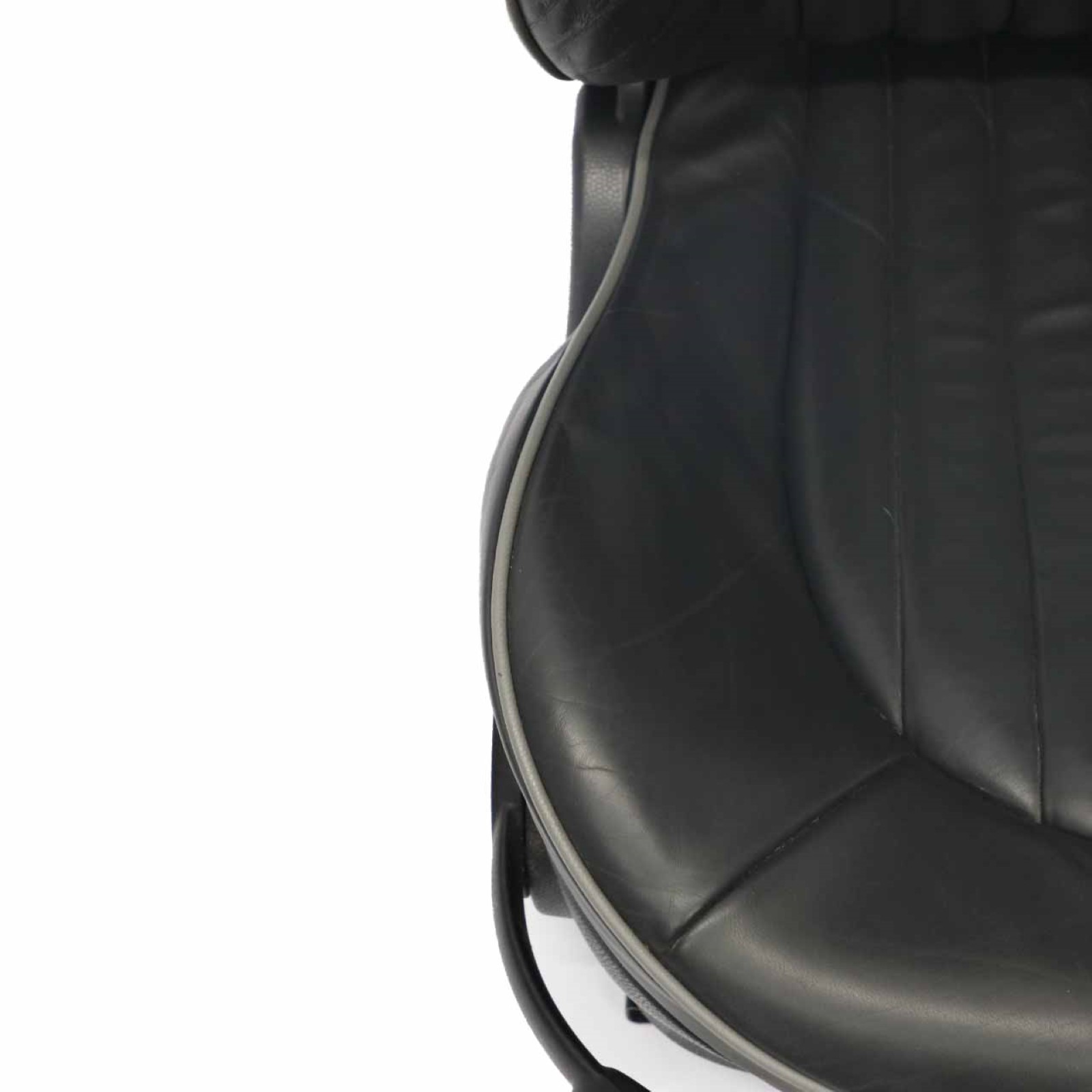 Front Seat Mini R50 R53 Right O/S Leather English Panther Black Park Lane