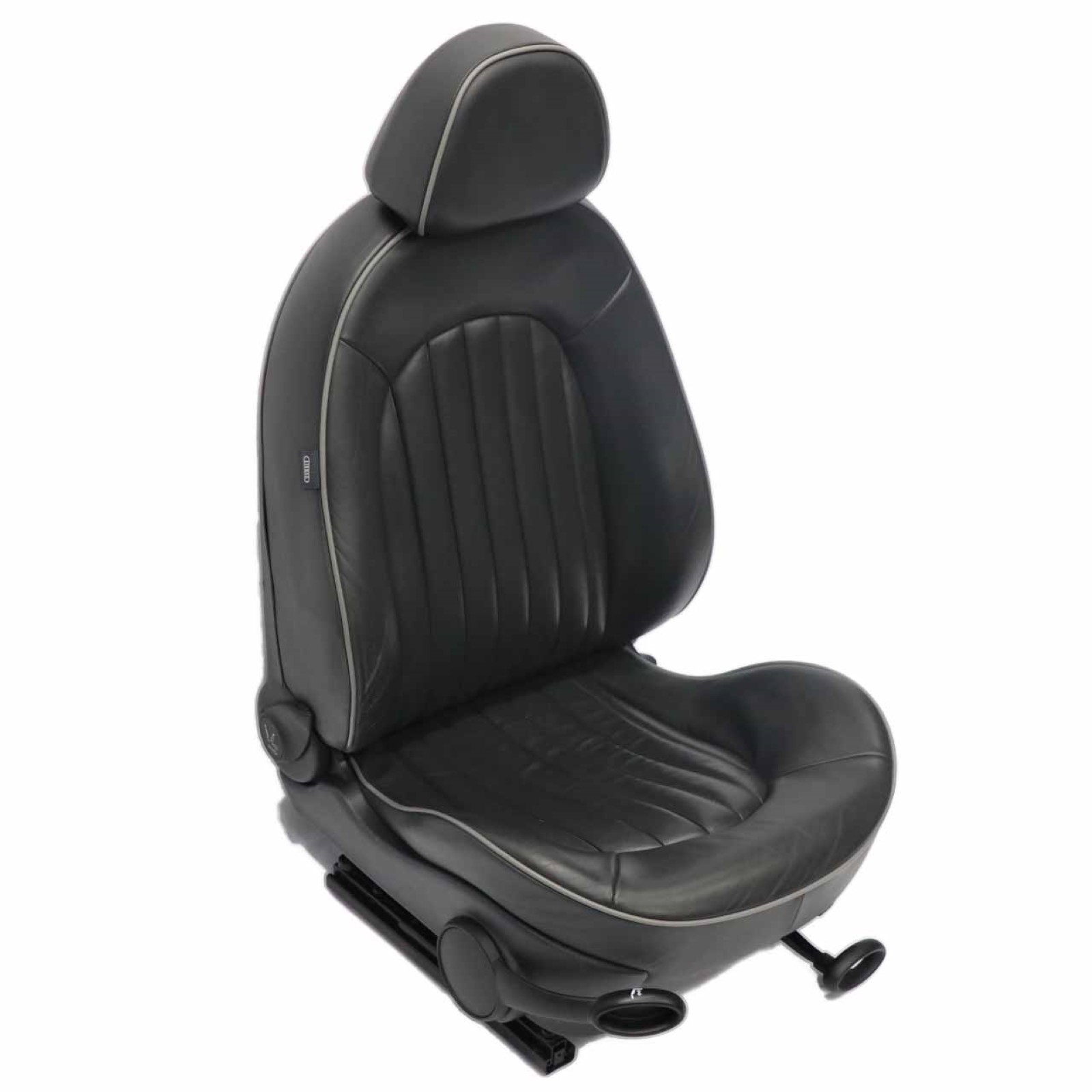 Front Seat Mini R50 R53 Right O/S Leather English Panther Black Park Lane