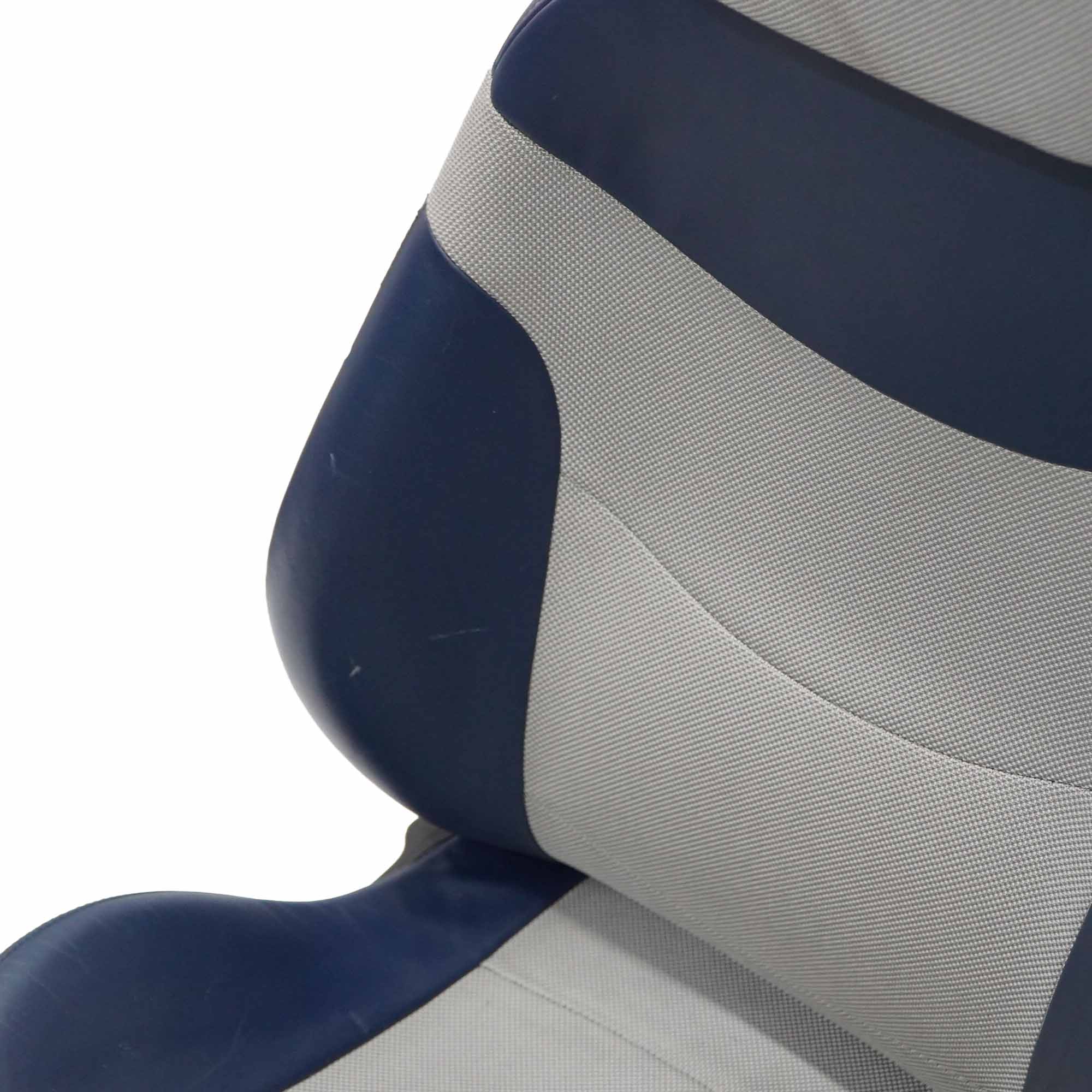 Front Seat Mini R50 R53 Left N/S Heated Sport Checkmate Blue Cloth Leather