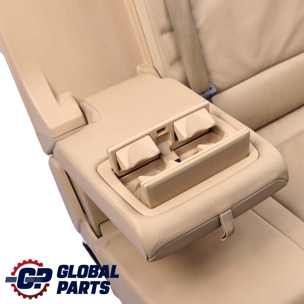 BMW X5 E70 Rear Seat Left N/S Backrest Bench Beige Leather Nevada For 7 Seats