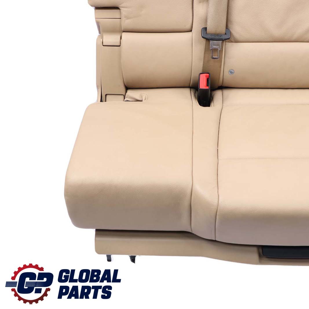 BMW X5 E70 Rear Seat Left N/S Backrest Bench Beige Leather Nevada For 7 Seats