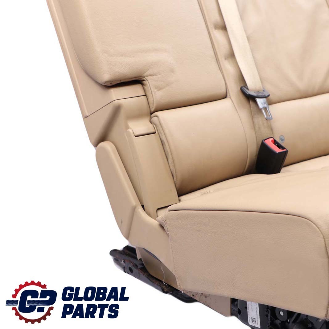 BMW X5 E70 Rear Seat Left N/S Backrest Bench Beige Leather Nevada For 7 Seats