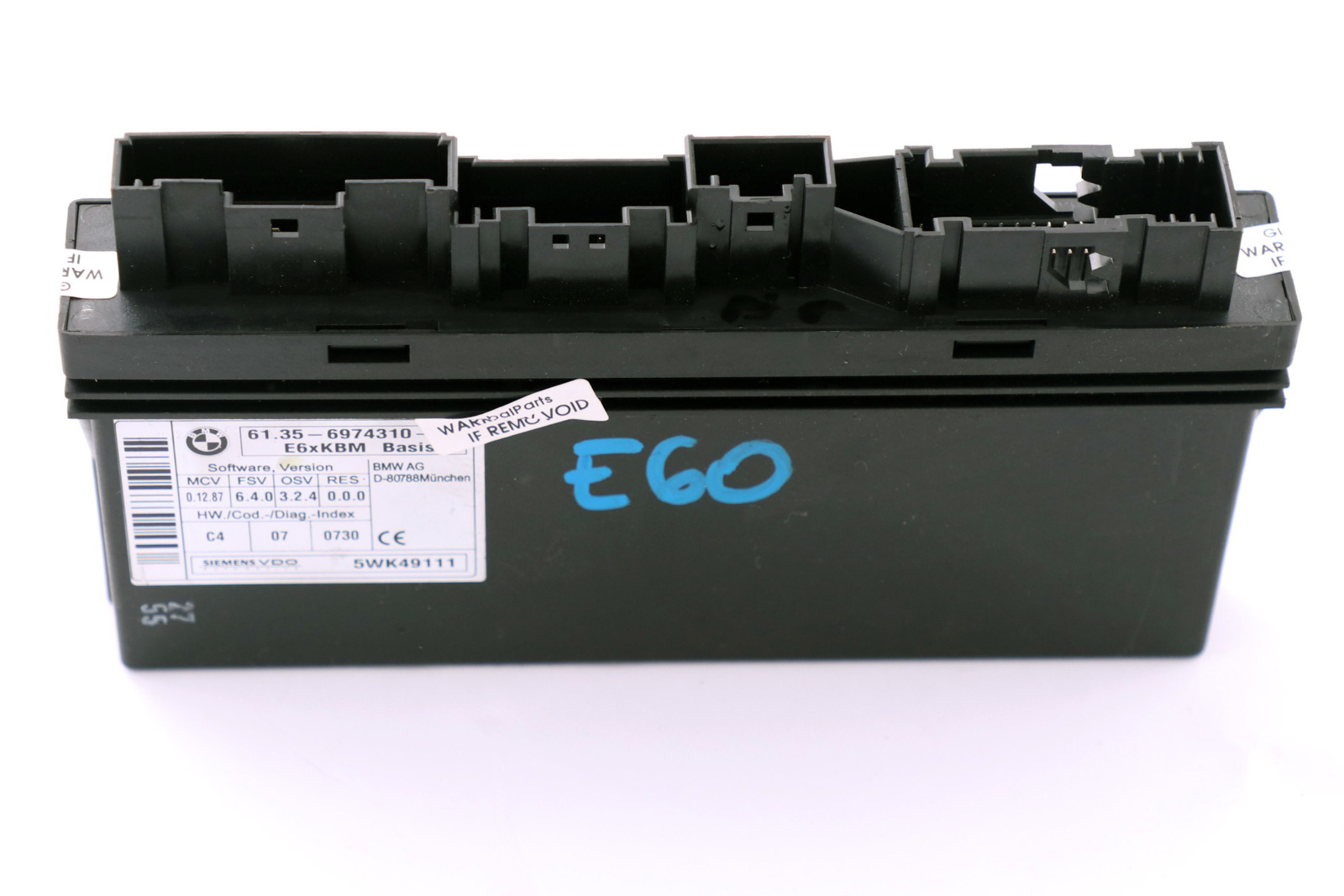 BMW 5 6 Series E60 E63 E64 Body Control Module ECU Control Unit 6974310