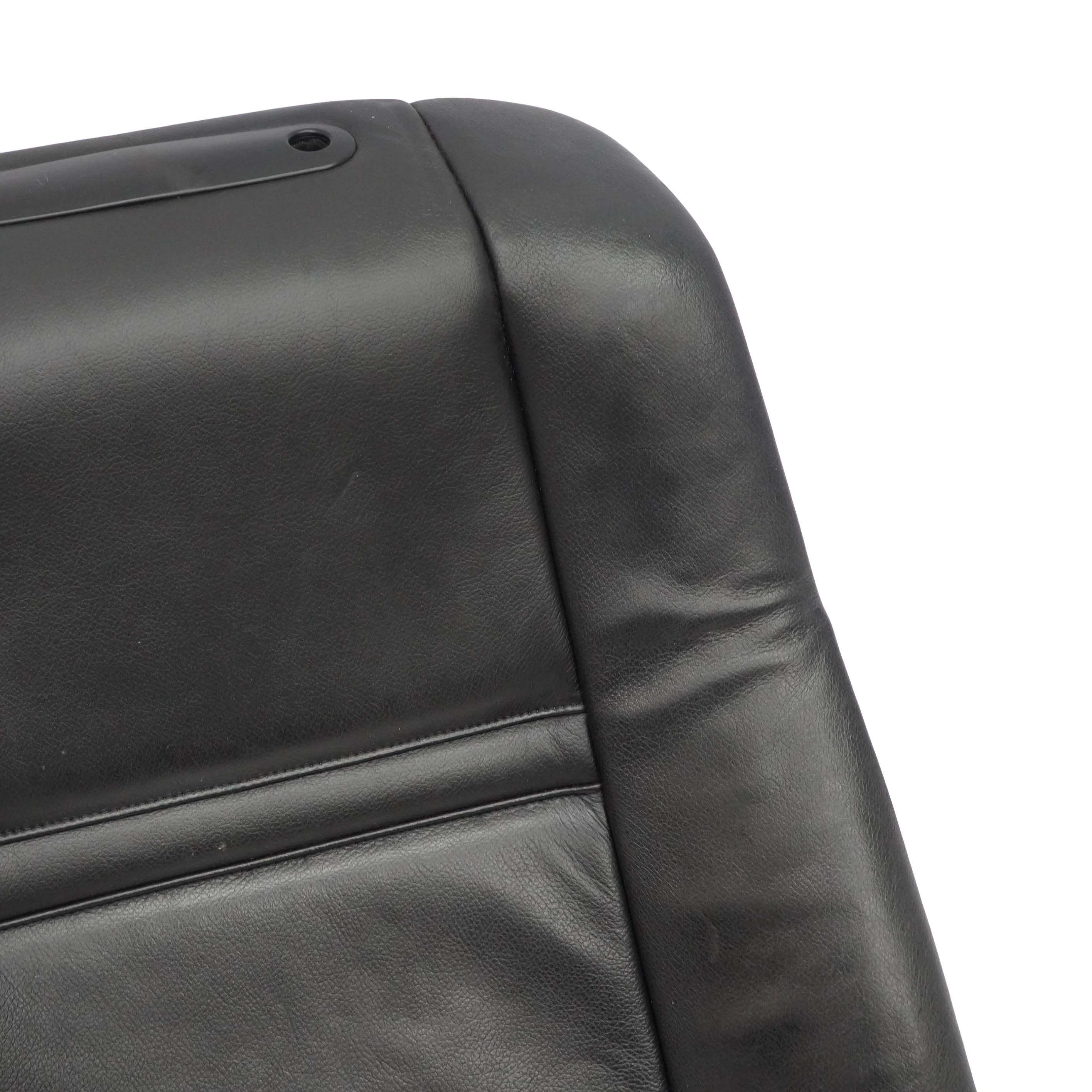 BMW X5 X6 E70 E71 Front Right O/S Seat Backrest Cover Leather Nevada Black