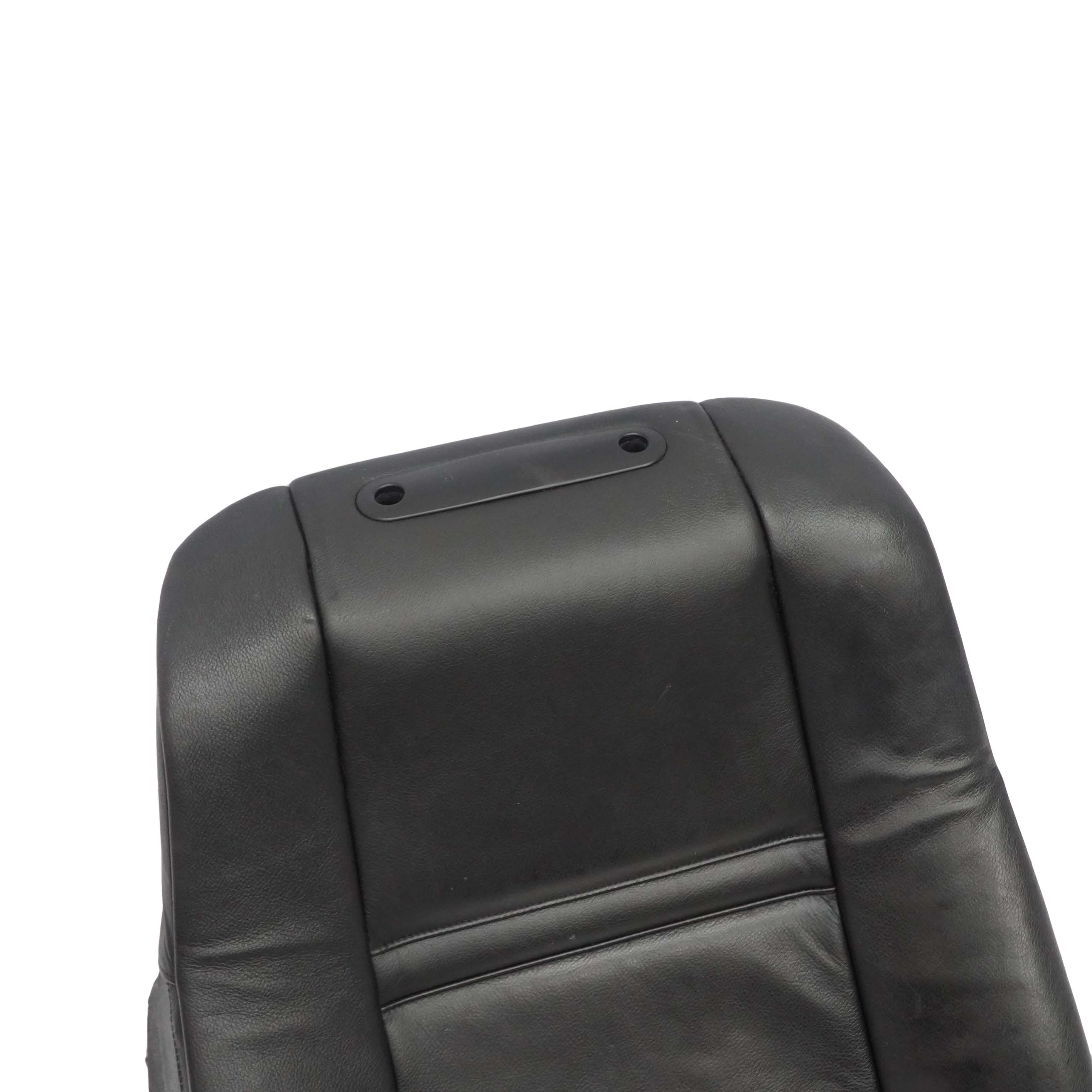 BMW X5 X6 E70 E71 Front Right O/S Seat Backrest Cover Leather Nevada Black