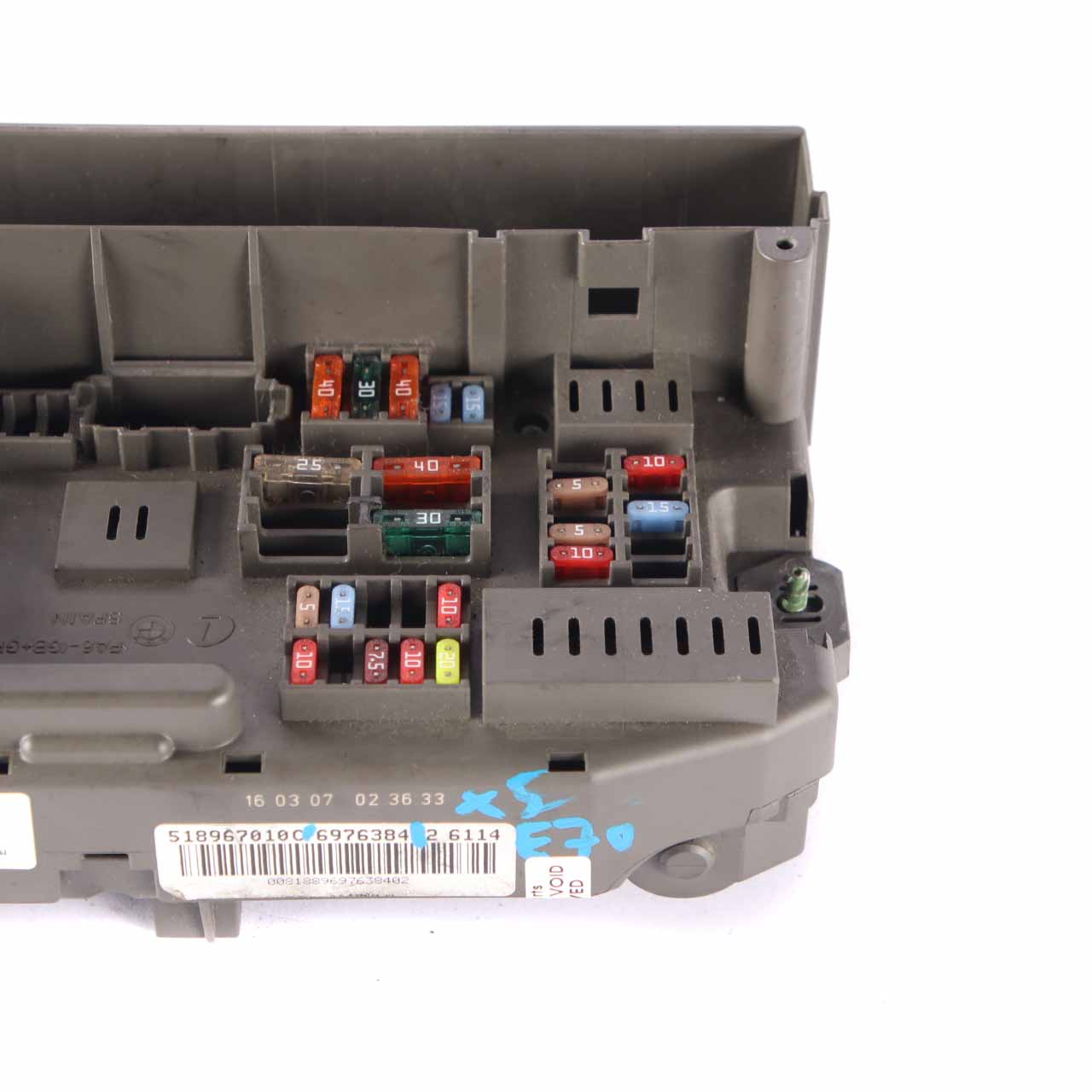 BMW X5 E70 Power Distribution Fuse Box Front Control Unit Module 6976384