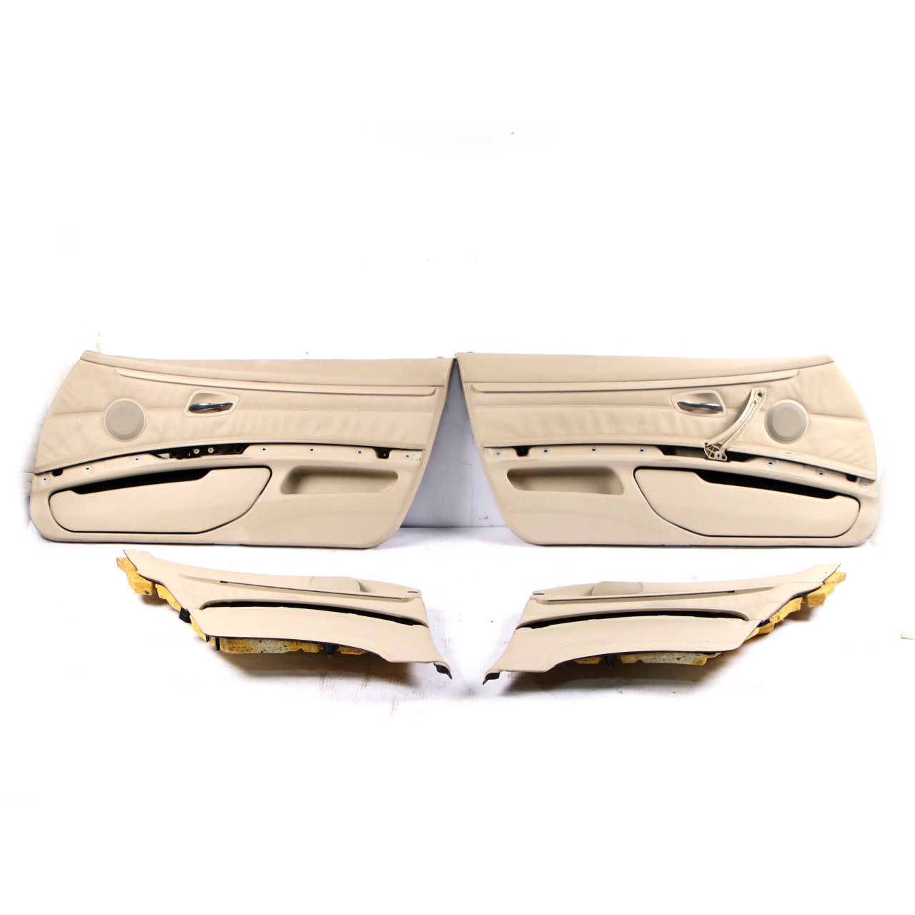 BMW E92 Coupe Memory Creambeige Beige Leather Interior Seats Seat Door Cards