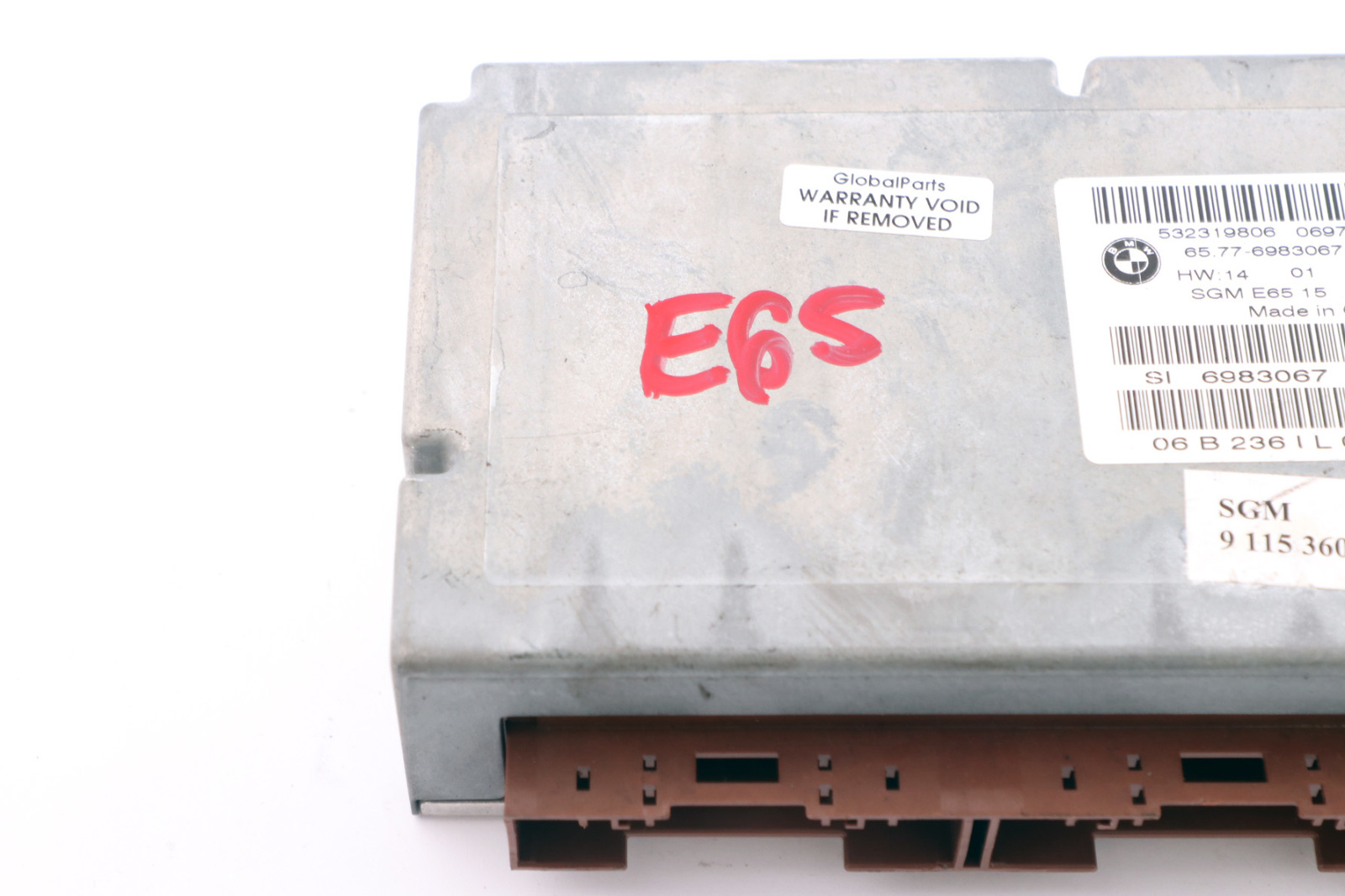 BMW E66 E67 Airbag ECU Control Unit Gateway Module 6983067