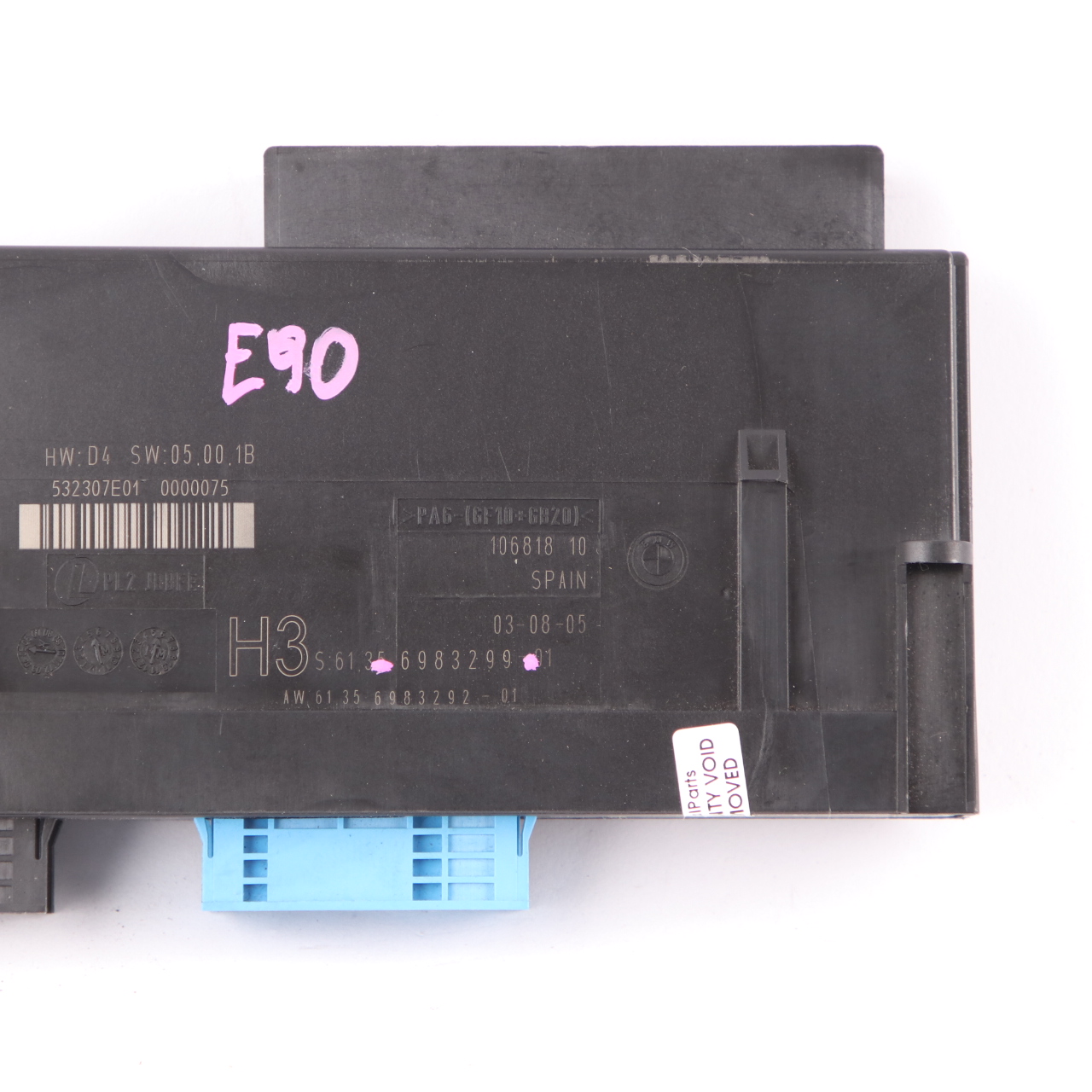 Body Control Module BMW E90 ECU Junction Box H3 PL2 JBBFE Lear 6983299