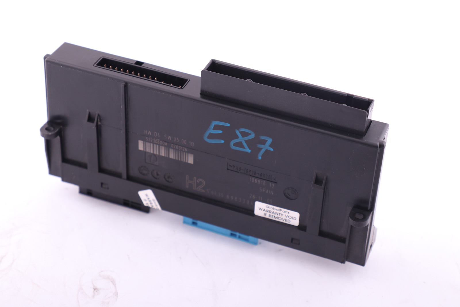 BMW E87 ECU Body Control Module Unit H2 PL2 JBBFE 6983304