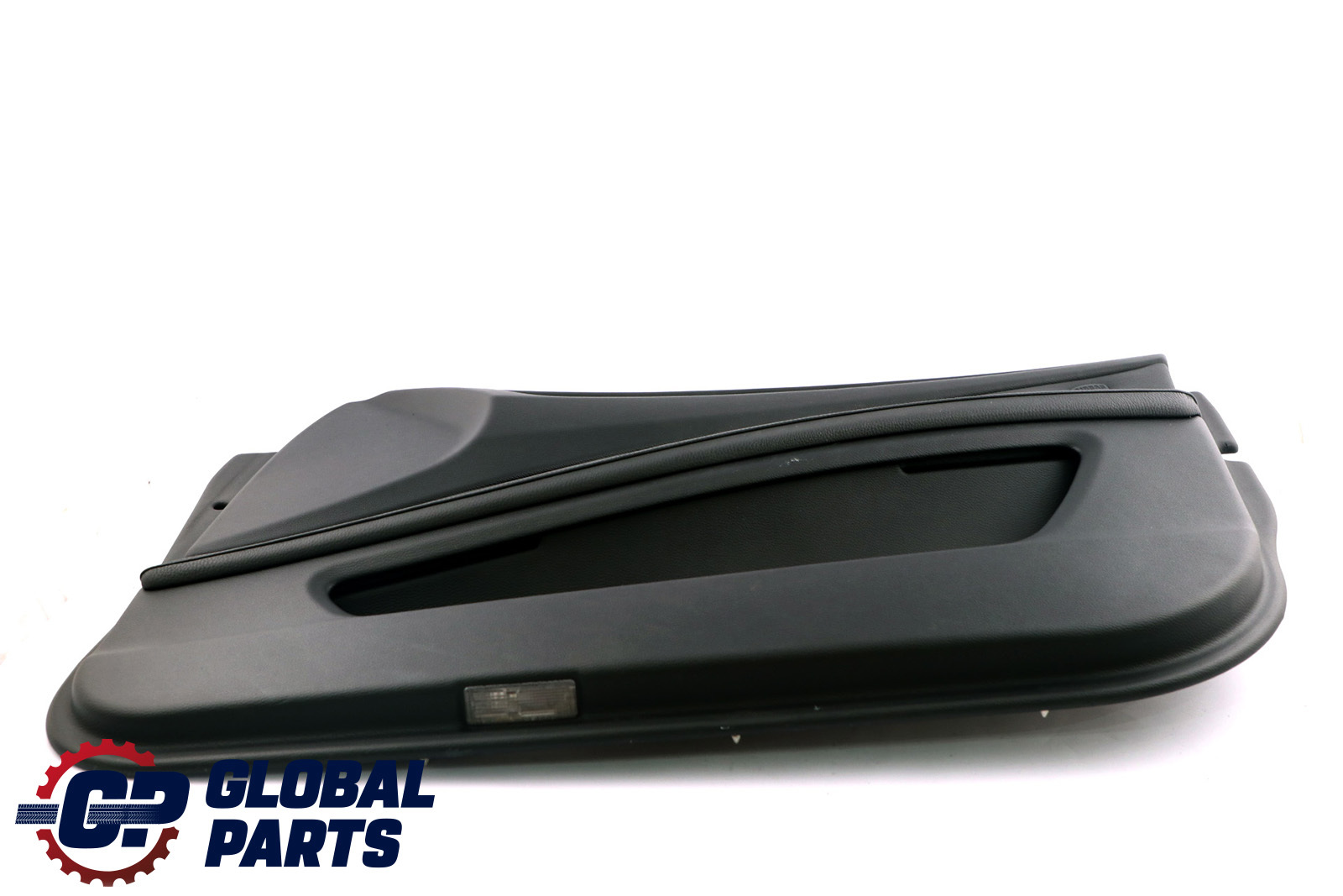 BMW 5 Series E60 E61 LCI Front Right O/S Door Card Lining Leather Panel Black