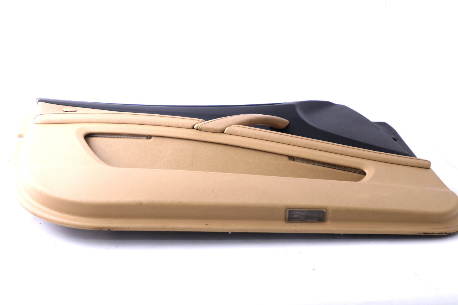 BMW 5 SERIES E60 E61 LCI Door Card Trim Panel Beige Leather Front Left N/S