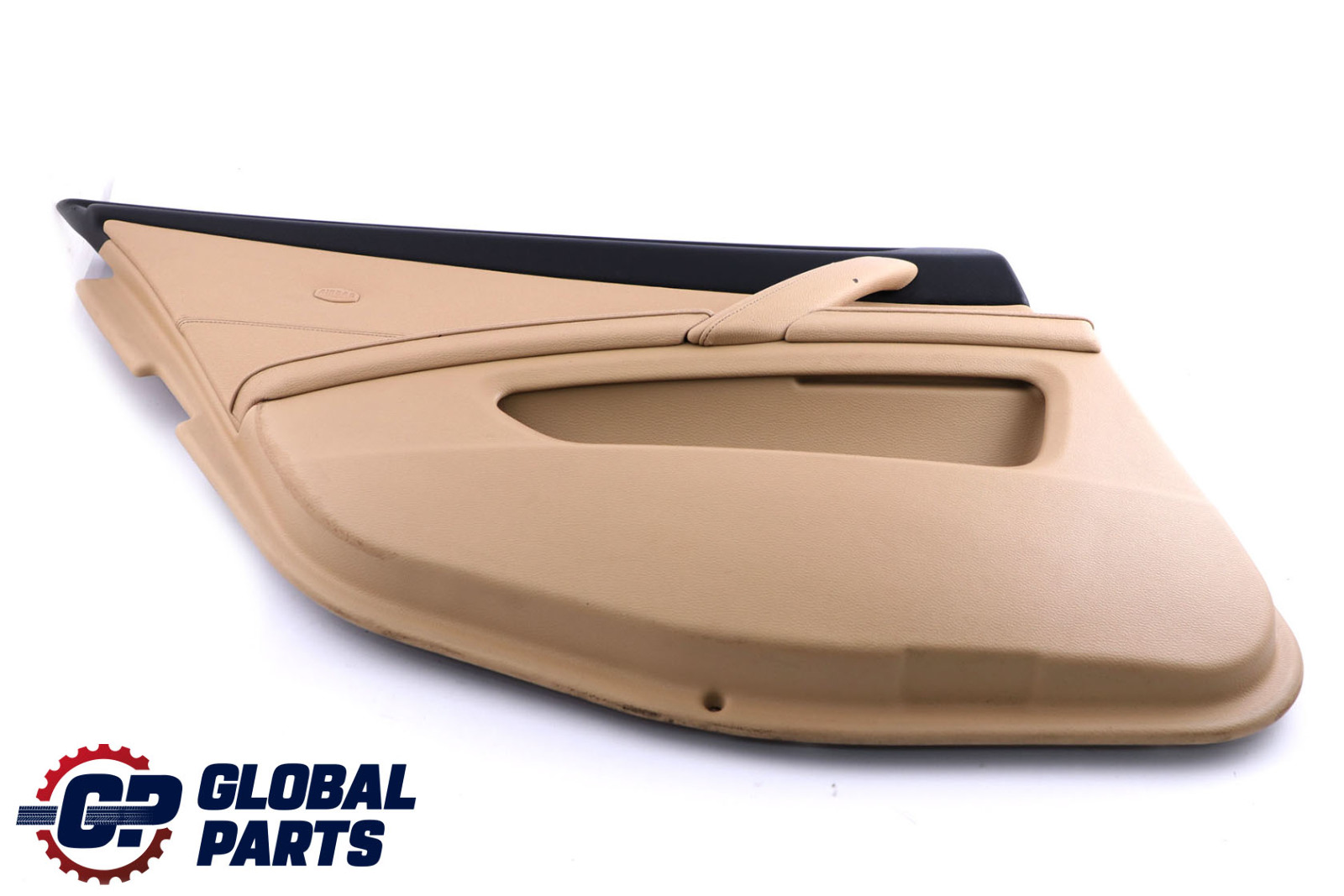 BMW 5 SERIES E60 E61 LCI Door Card Trim Panel Beige Leather Rear Left N/S