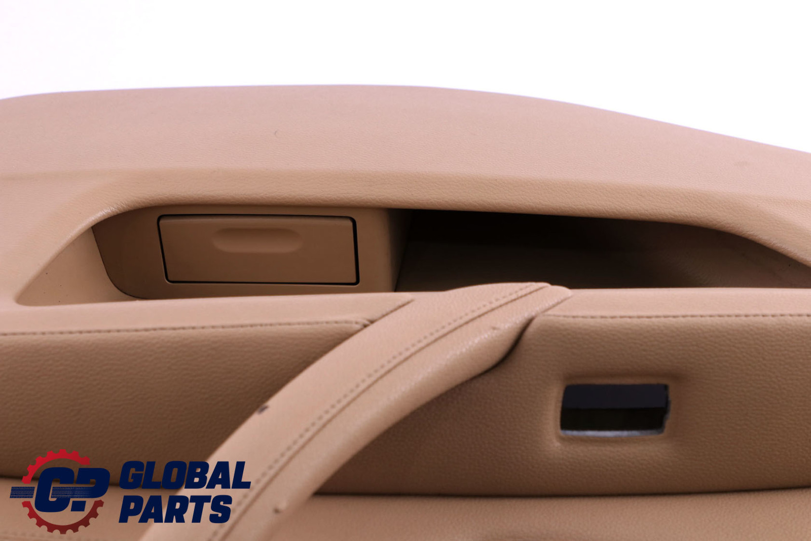 BMW 5 SERIES E60 E61 LCI Door Card Trim Panel Beige Leather Rear Left N/S