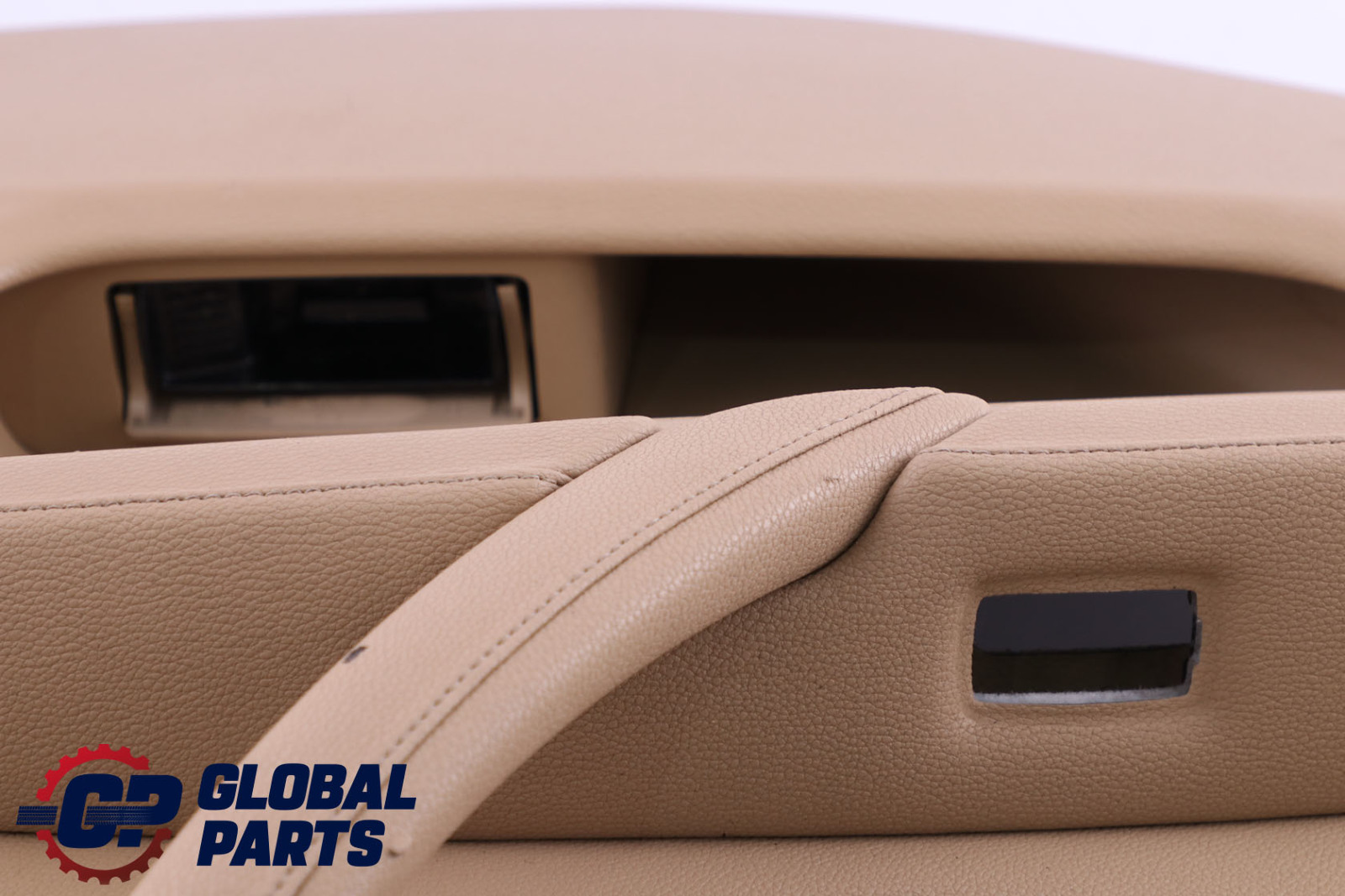 BMW 5 SERIES E60 E61 LCI Door Card Trim Panel Beige Leather Rear Left N/S