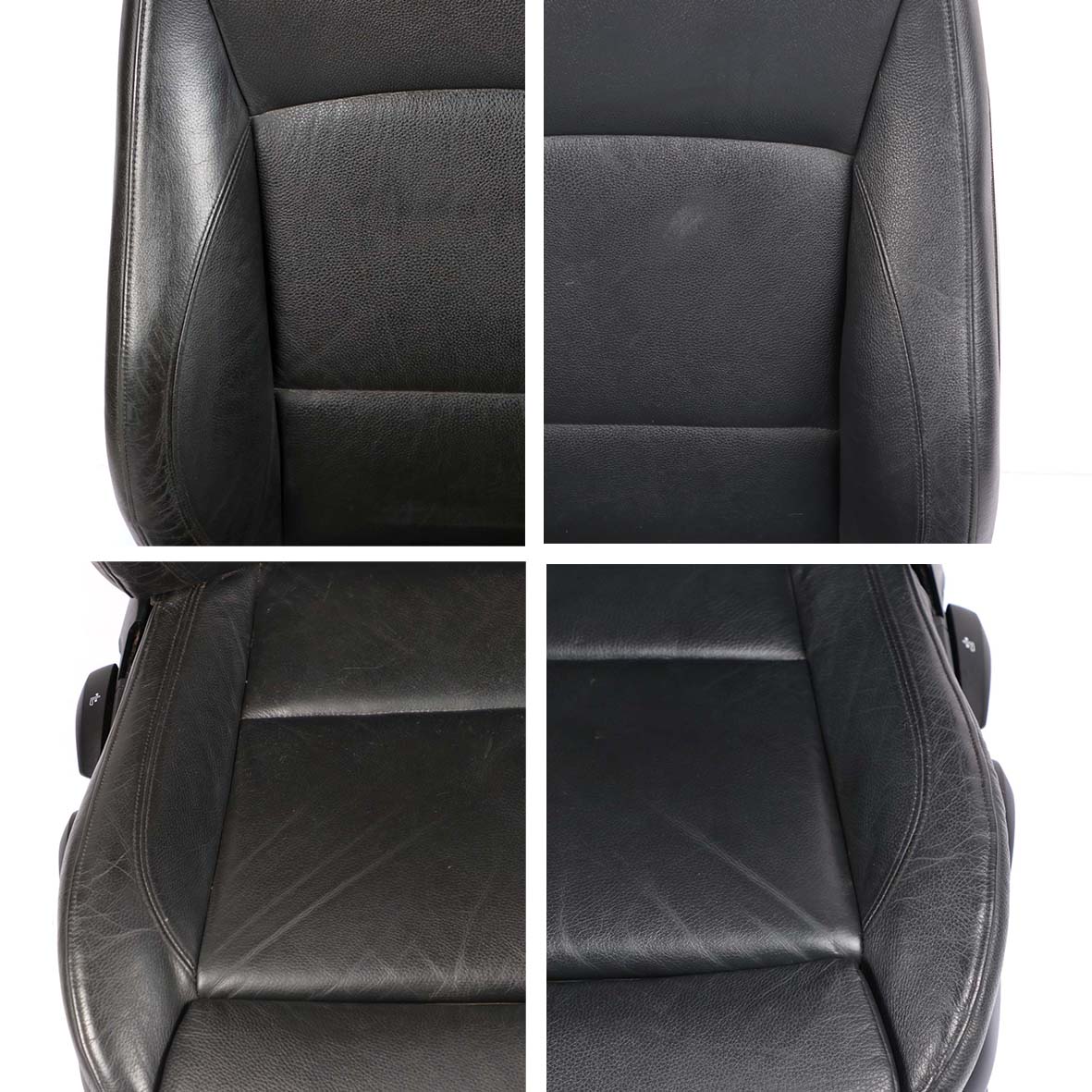 BMW E90 Saloon M Sport Black Leather Interior Seats Front Rear Seat Door Cards