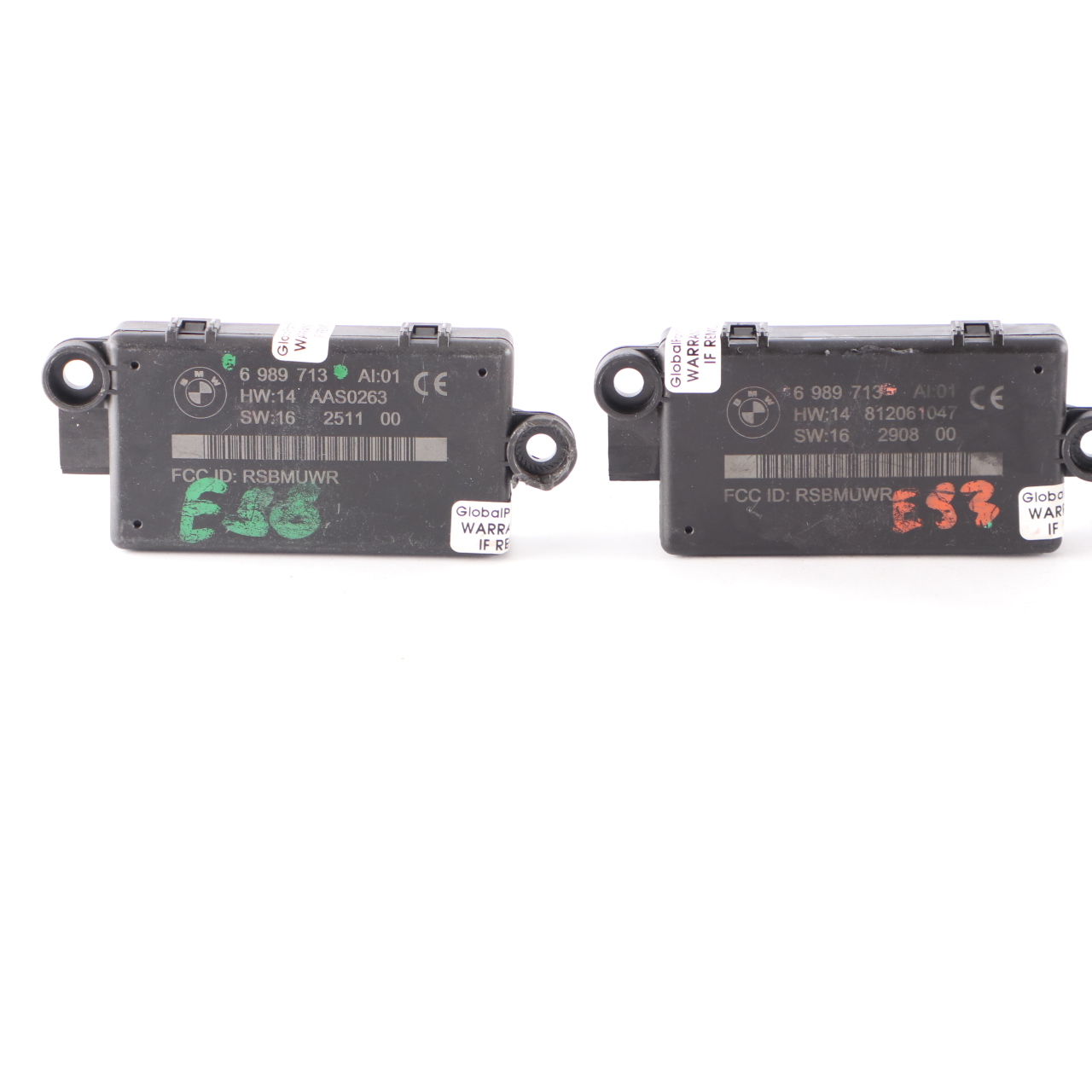 3 x BMW E88 E89 E93 Convertible Cabrio DWA Alarm System Module 6989713