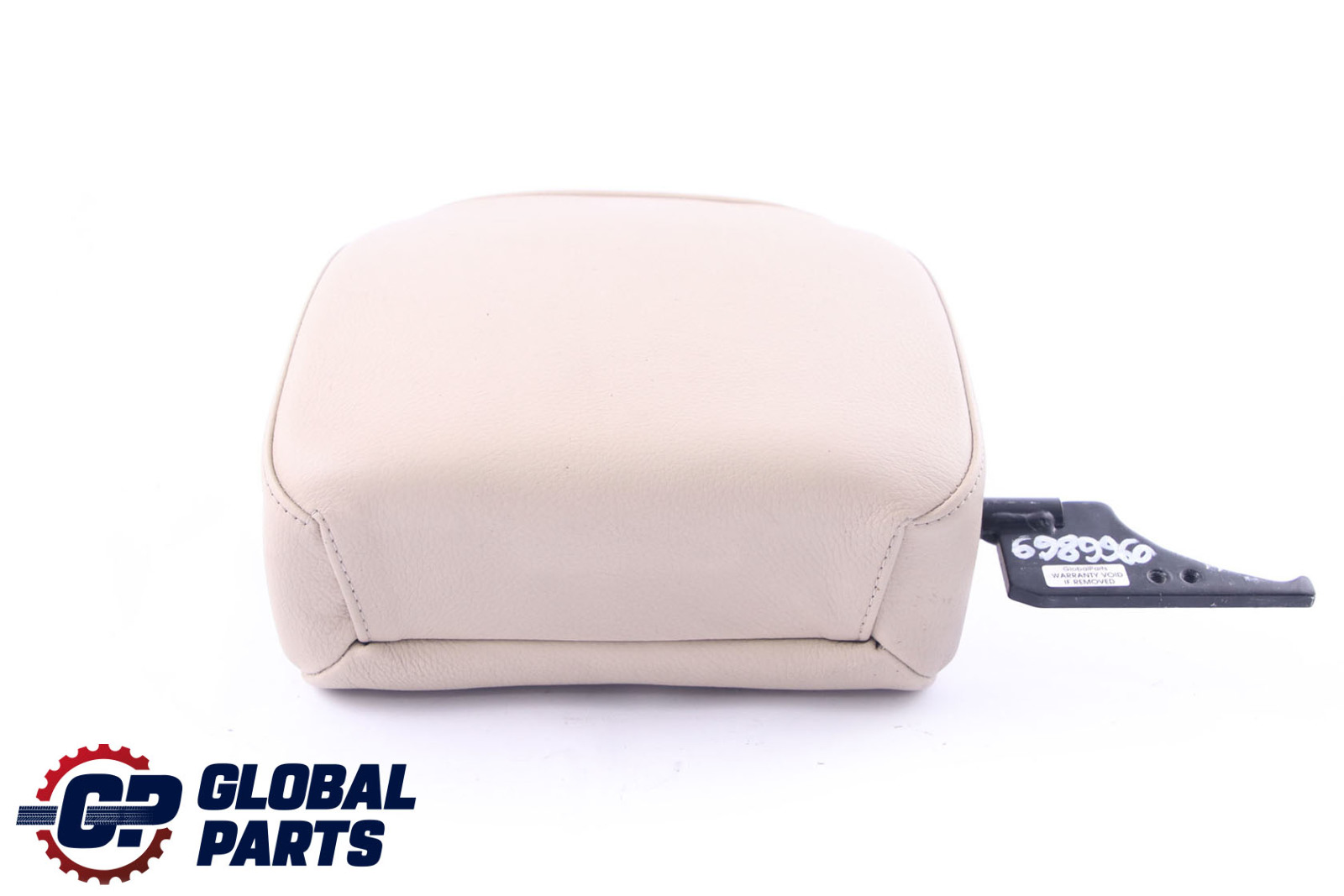 BMW E93 Convertible Front Right Seat O/S Headrest Leather Cream Beige 6989960