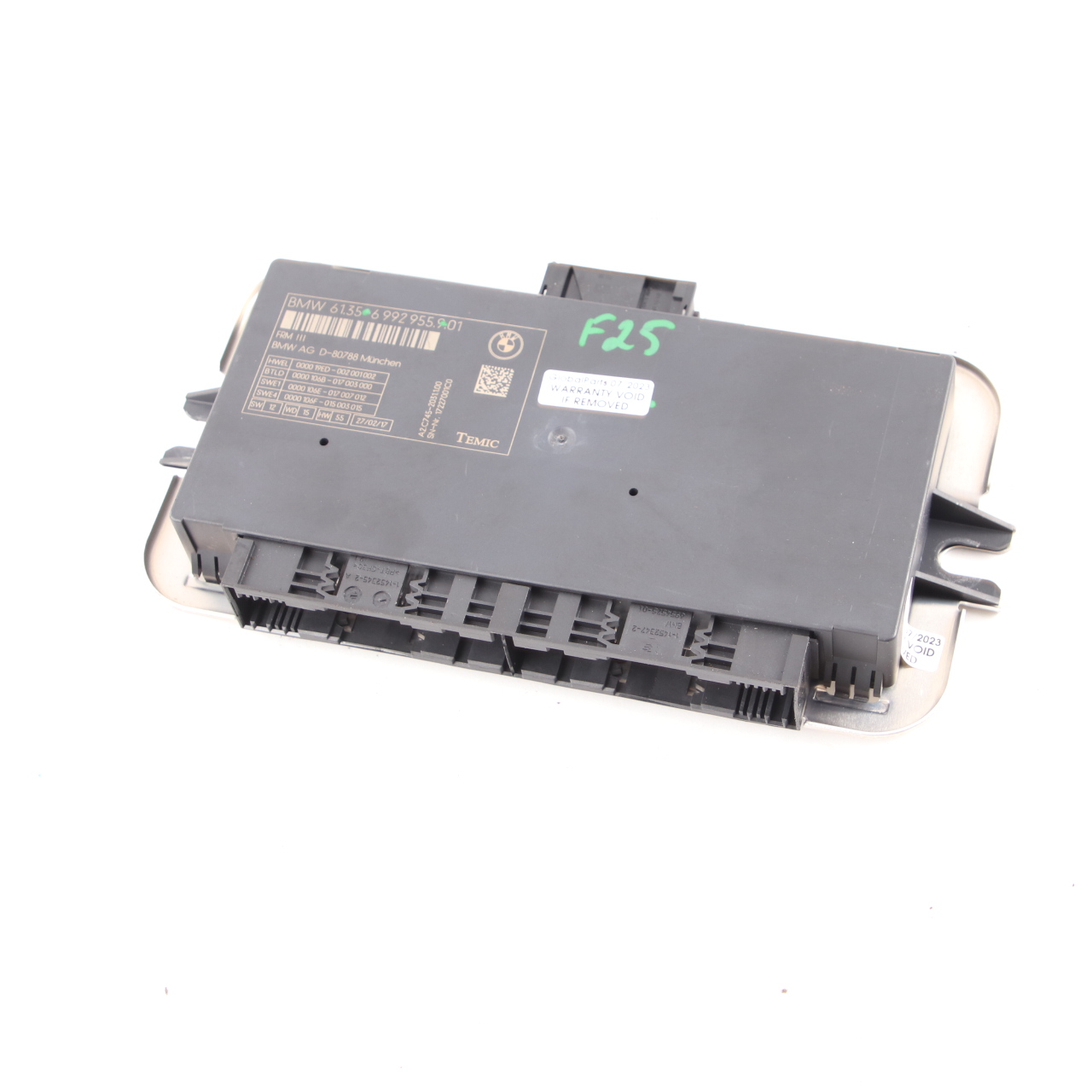 BMW F25 Footwell Light Control Module ECU Unit FRM3 TEMIC 6992955