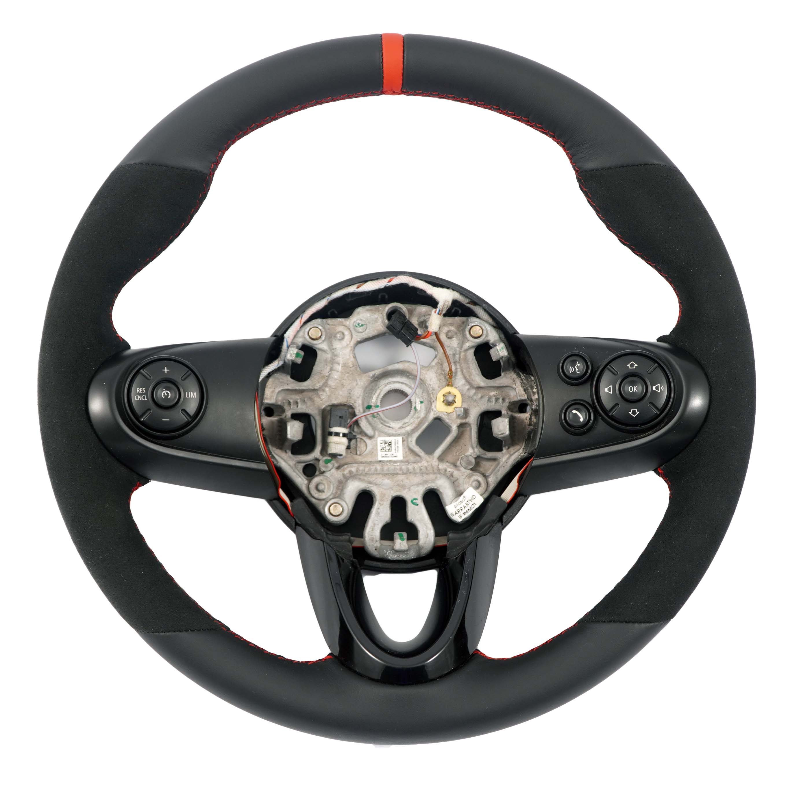 Mini Cooper F54 F55 F56 F60 NEW Black / Alcantara Leather Sport Steering Wheel