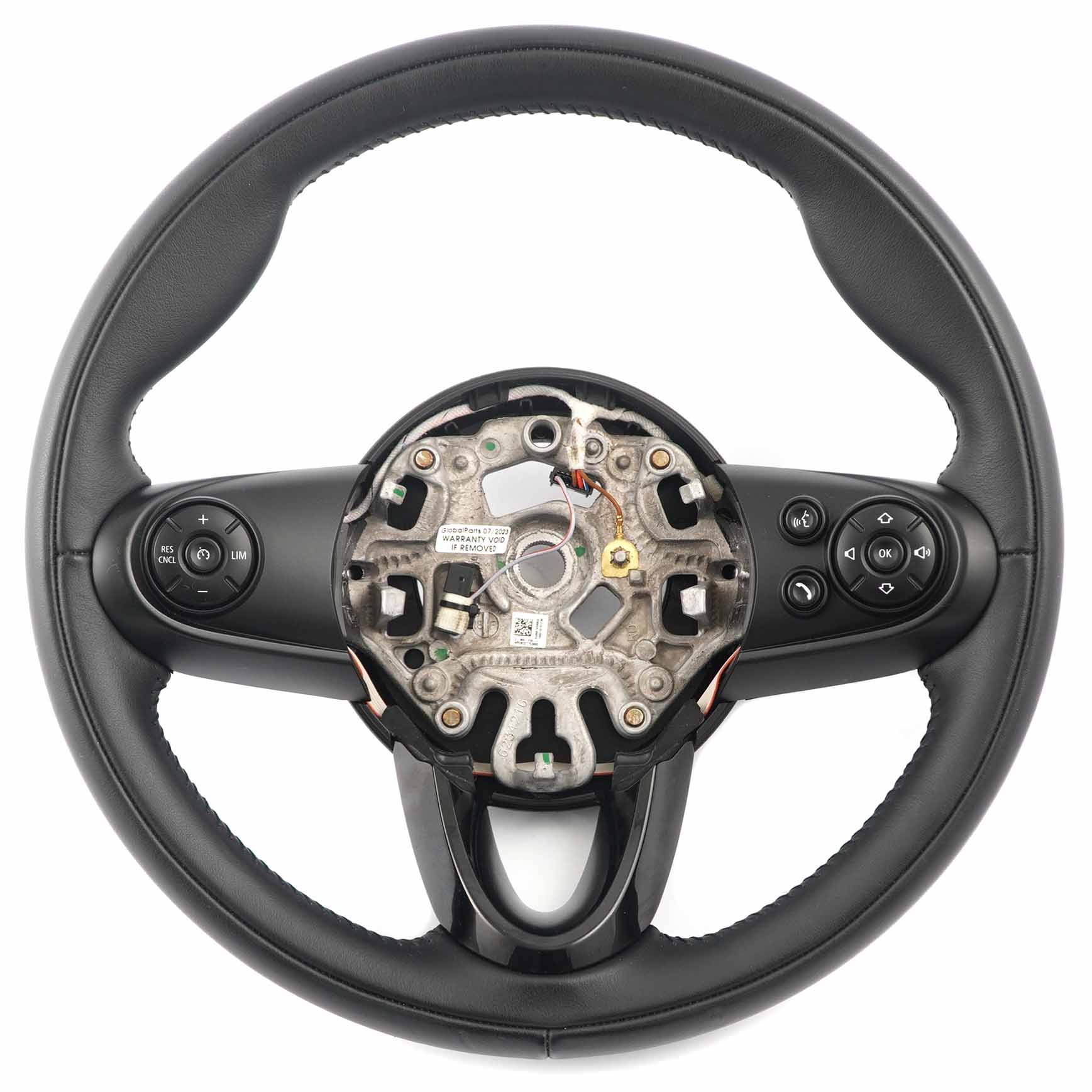 Mini Cooper F54 F55 F56 F60 Sport Leather 3 Spoke Steering Wheel Multifunction