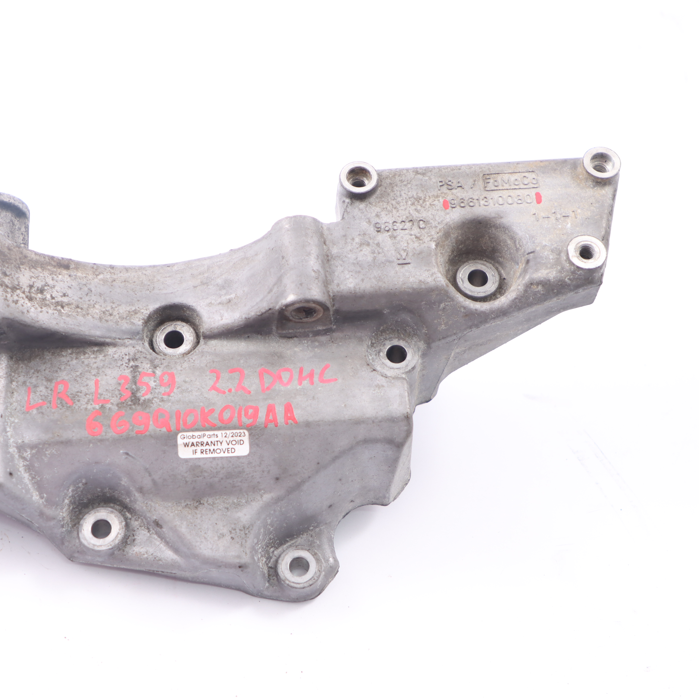 Land Rover Freelander 2 L359 2.2 Alternator Support Bracket Mount 9661310080