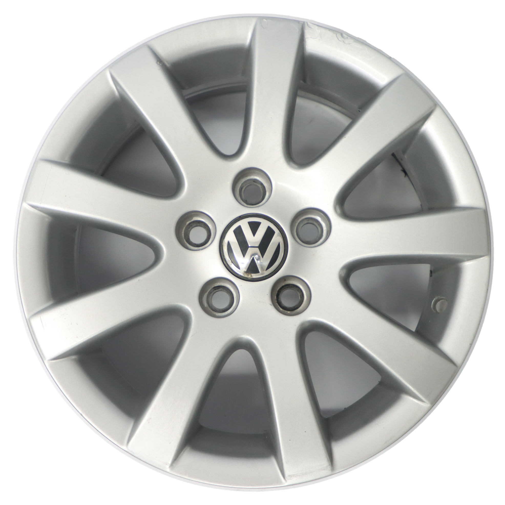 VW Volkswagen Polo 4 9N Silver Wheel Alloy Rim 14" ET:43 6J 6Q0601025Q