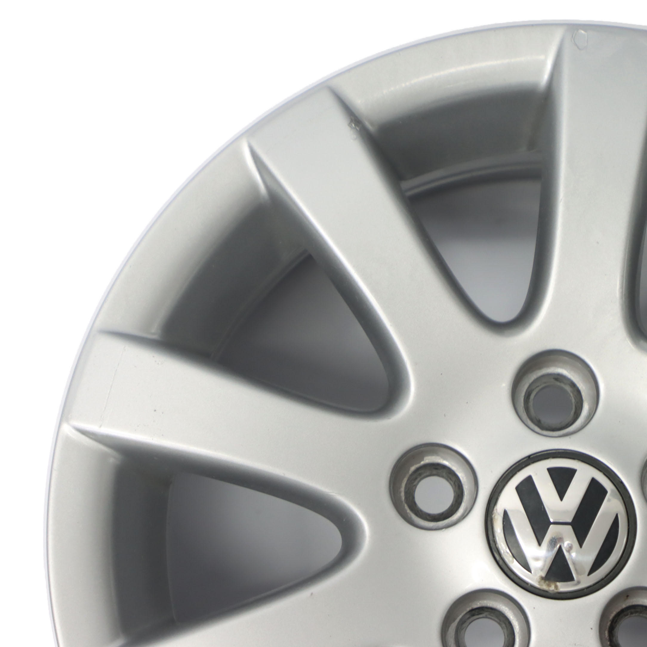 VW Volkswagen Polo 4 9N Silver Wheel Alloy Rim 14" ET:43 6J 6Q0601025Q